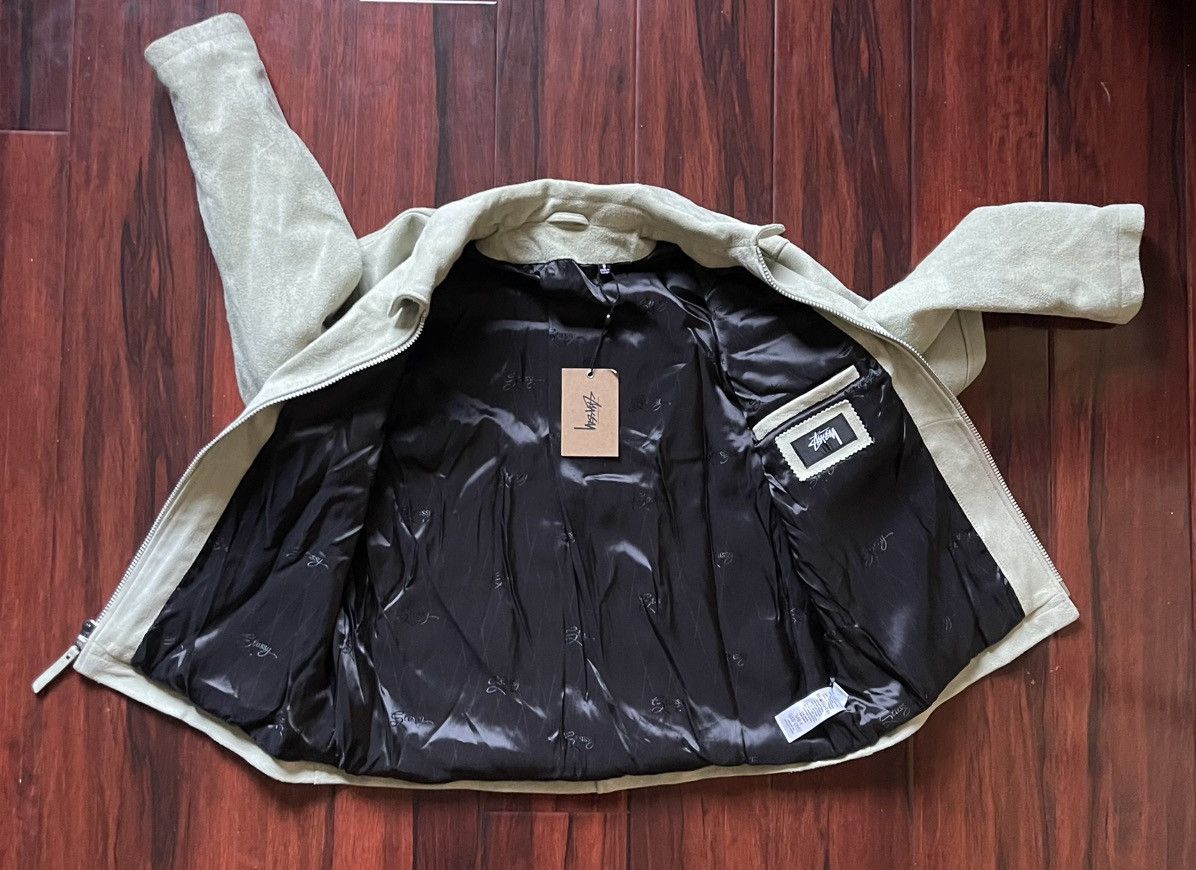 Stussy Stussy Bing Green Suede Leather Jacket BRAND NEW MSRP $475 Size US S / EU 44-46 / 1 - 7 Thumbnail