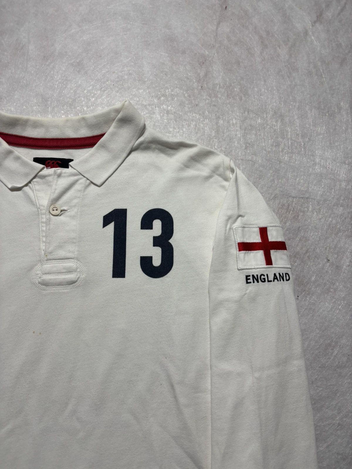 Canterbury of New Zealand Canterbury England Polo Rugby Shirt Size US XL / EU 56 / 4 - 2 Thumbnail