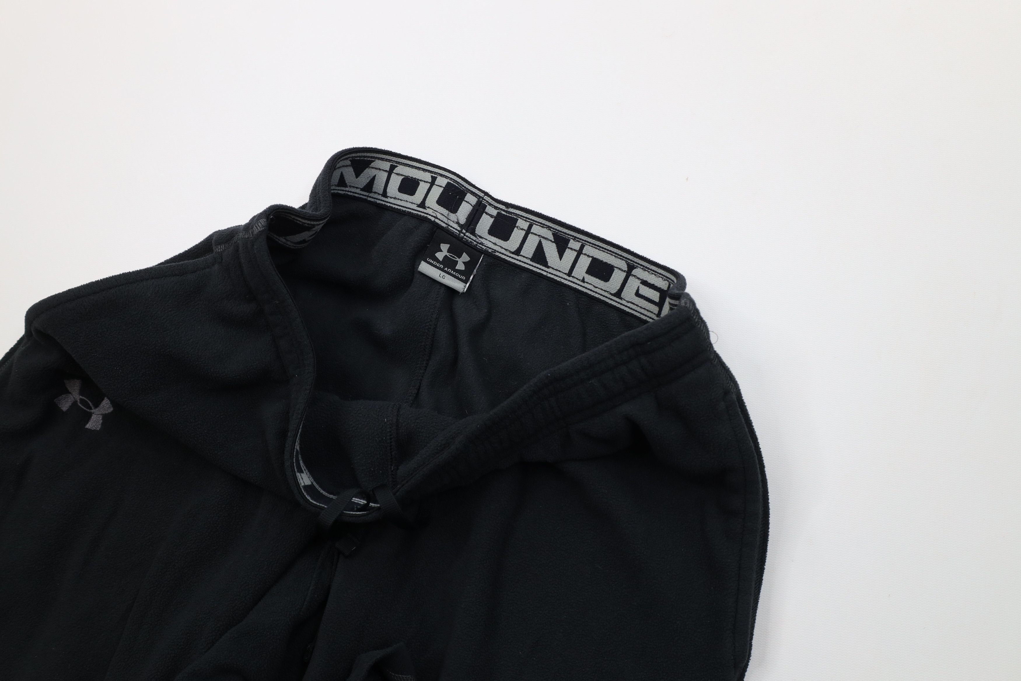Under Armour Vintage Under Armour Spell Out Wide Leg Fleece Pants Black Size US 36 / EU 52 - 9 Thumbnail