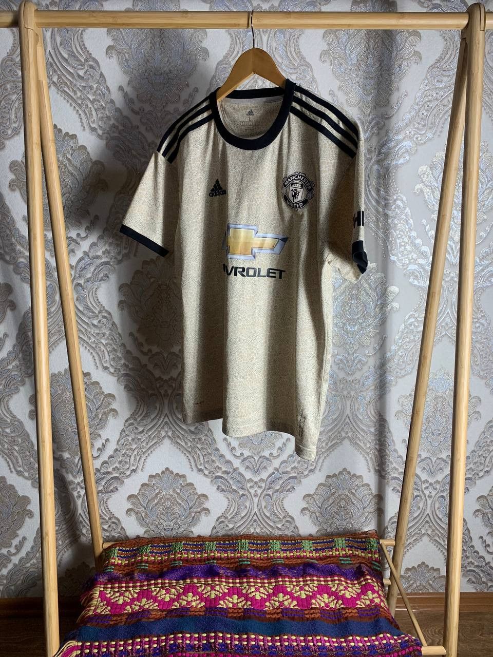 Vintage Very Rare Adidas Manchester United England Soccer Jersey Size US L / EU 52-54 / 3 - 3 Thumbnail