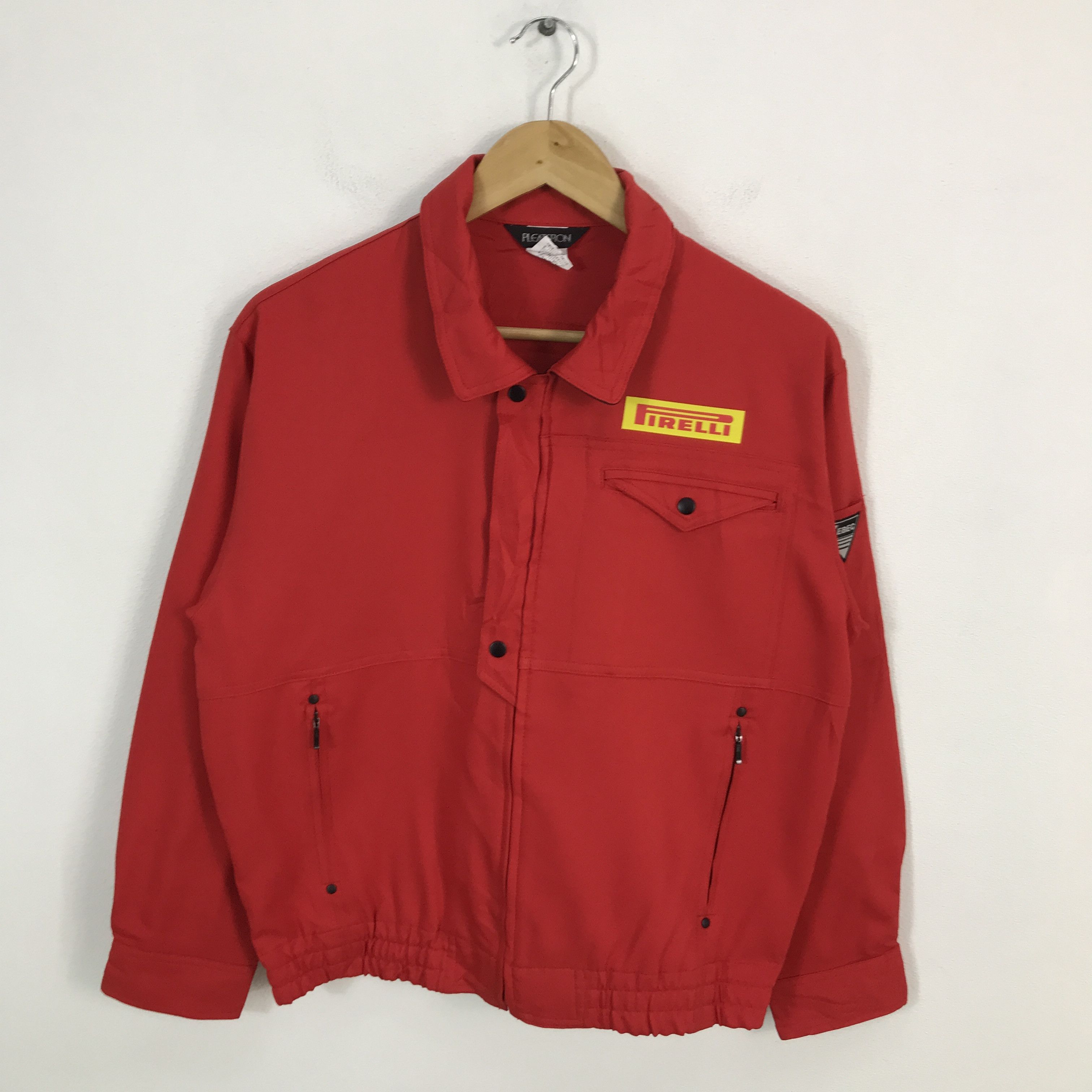 Japanese Brand Vintage Pirelli tyre Racing Japan work jacket Size US M / EU 48-50 / 2 - 2 Thumbnail
