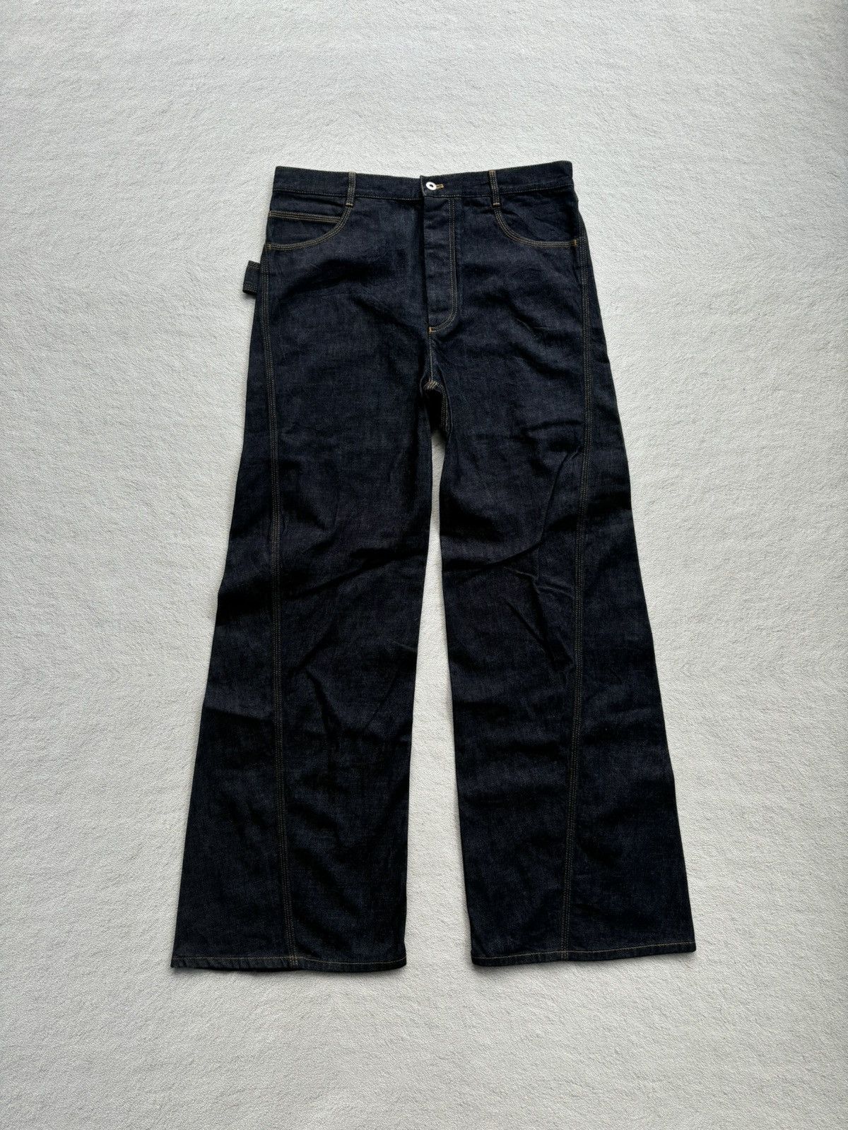Bottega Veneta Bottega Veneta men Wide Leg Size 50 Denim Size US 35 - 1 Thumbnail