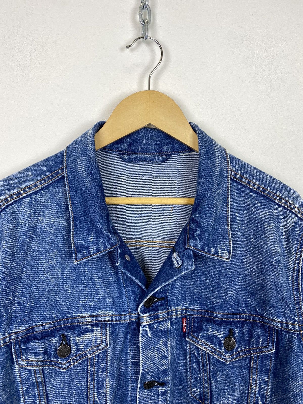 Levi's Vintage Levi’s Denim Jacket Washed Blue Y2K Hype Jeans Size US L / EU 52-54 / 3 - 4 Thumbnail