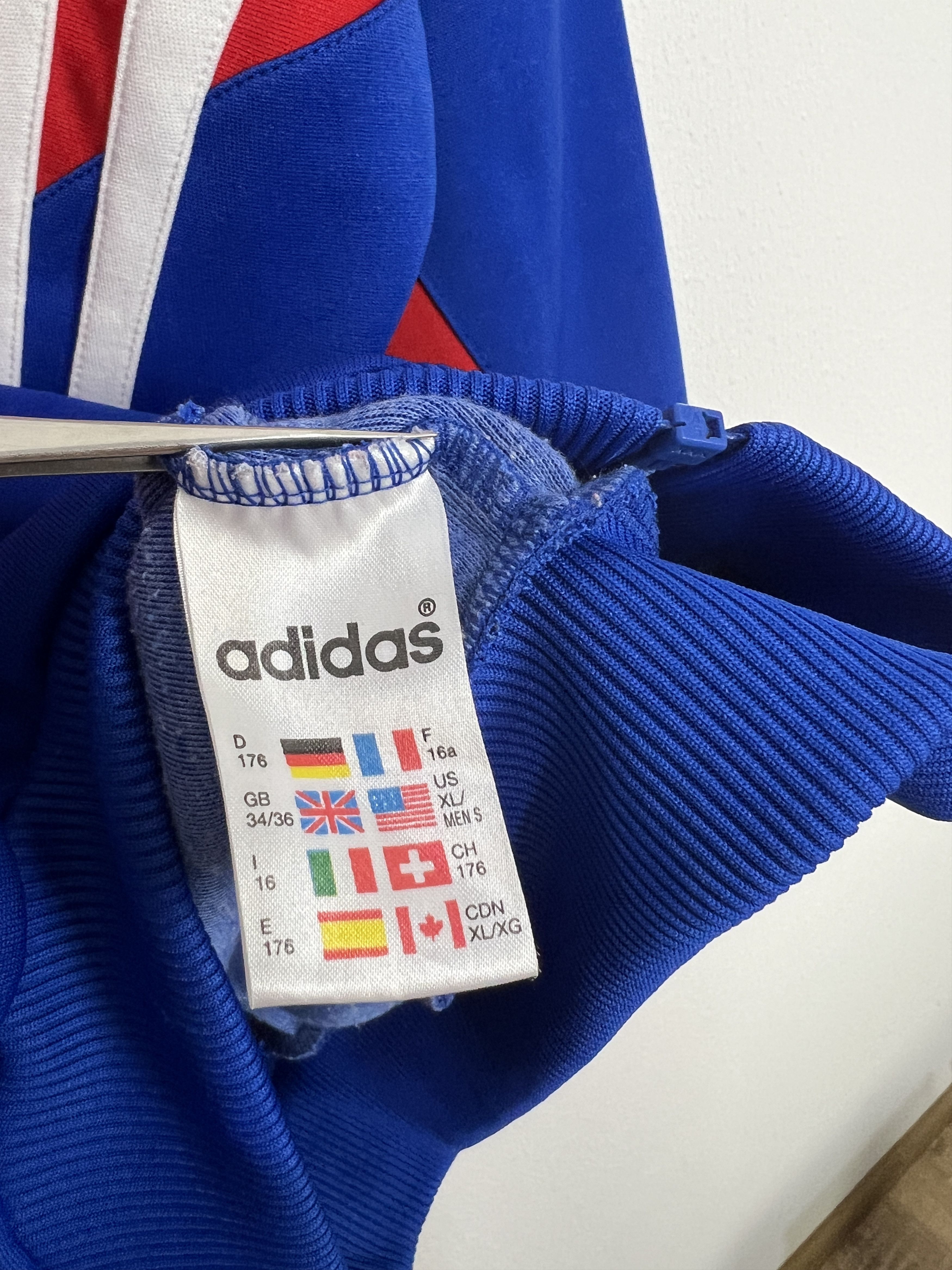 Adidas Vintage 90s Bayern Munich Football Jacket Soccer Track Top Size US S / EU 44-46 / 1 - 7 Thumbnail