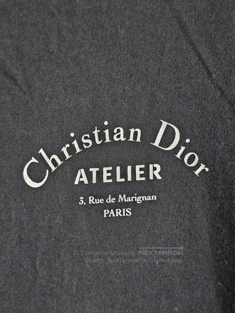 Dior Dior Black slogan logo short-sleeved T-shirt Size US XS / EU 42 / 0 - 2 Thumbnail