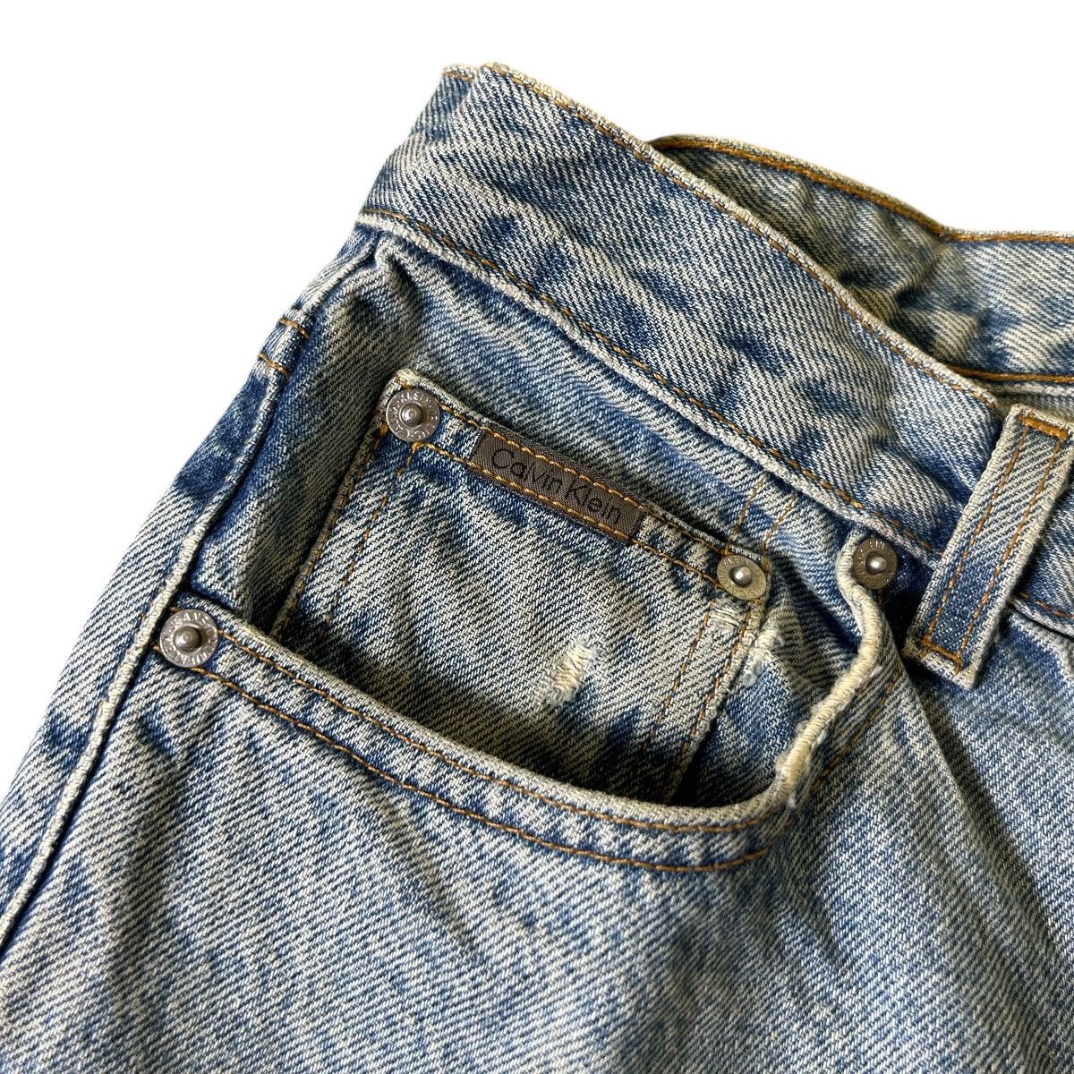 Calvin Klein Vintage Calvin Klein Custom Denim Pants Size US 31 - 5 Thumbnail