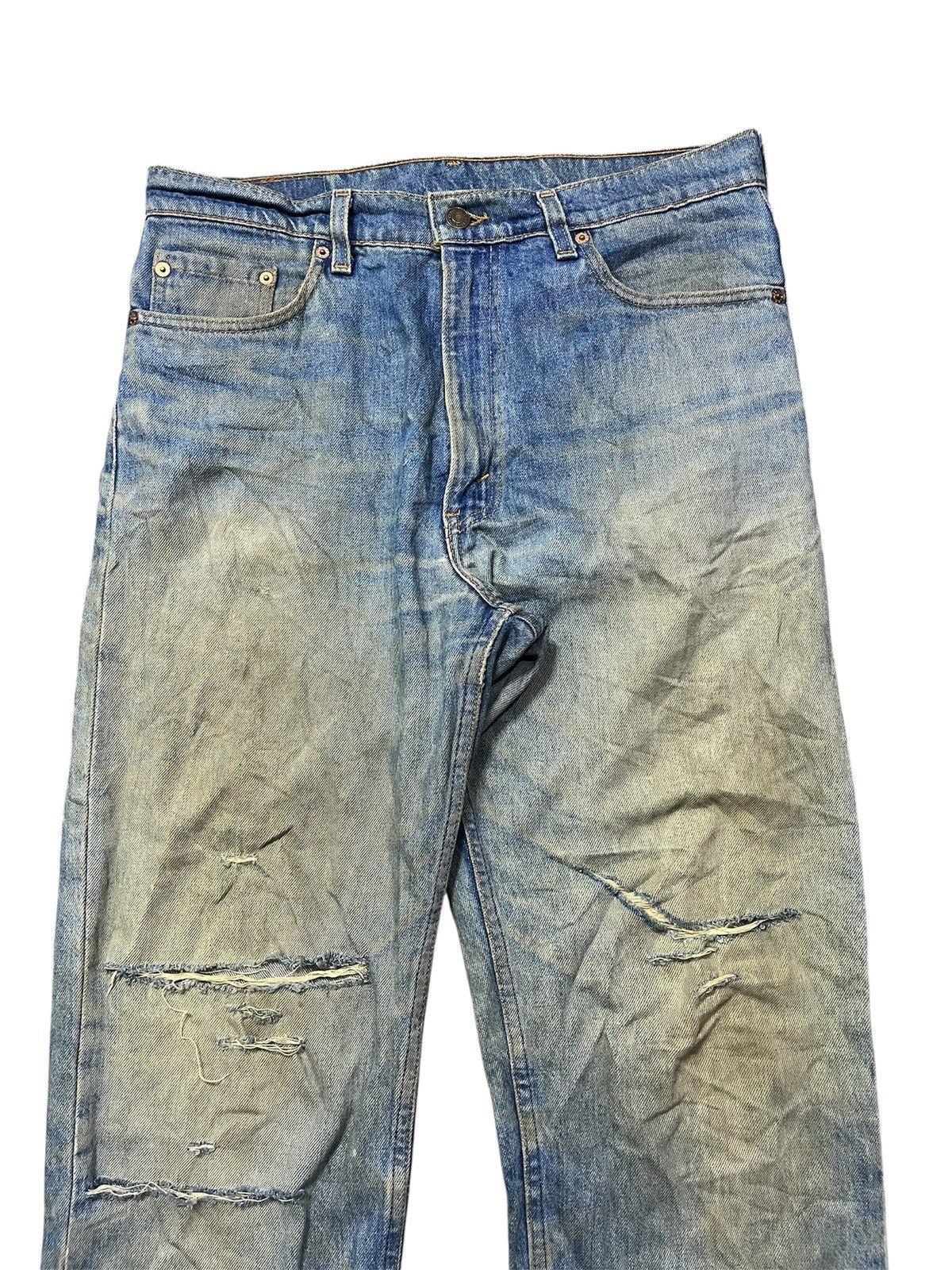 Levi's Vintage Clothing 1990s levis 510 mud washed destroyed sun faded denim pants Size US 34 / EU 50 - 3 Thumbnail