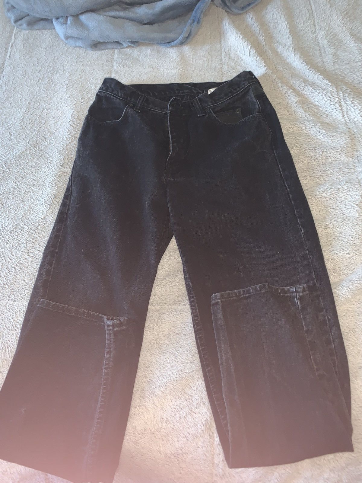 Harley Davidson Harley Davison black vintage all American jeans 31X32 Size US 31 - 2 Thumbnail