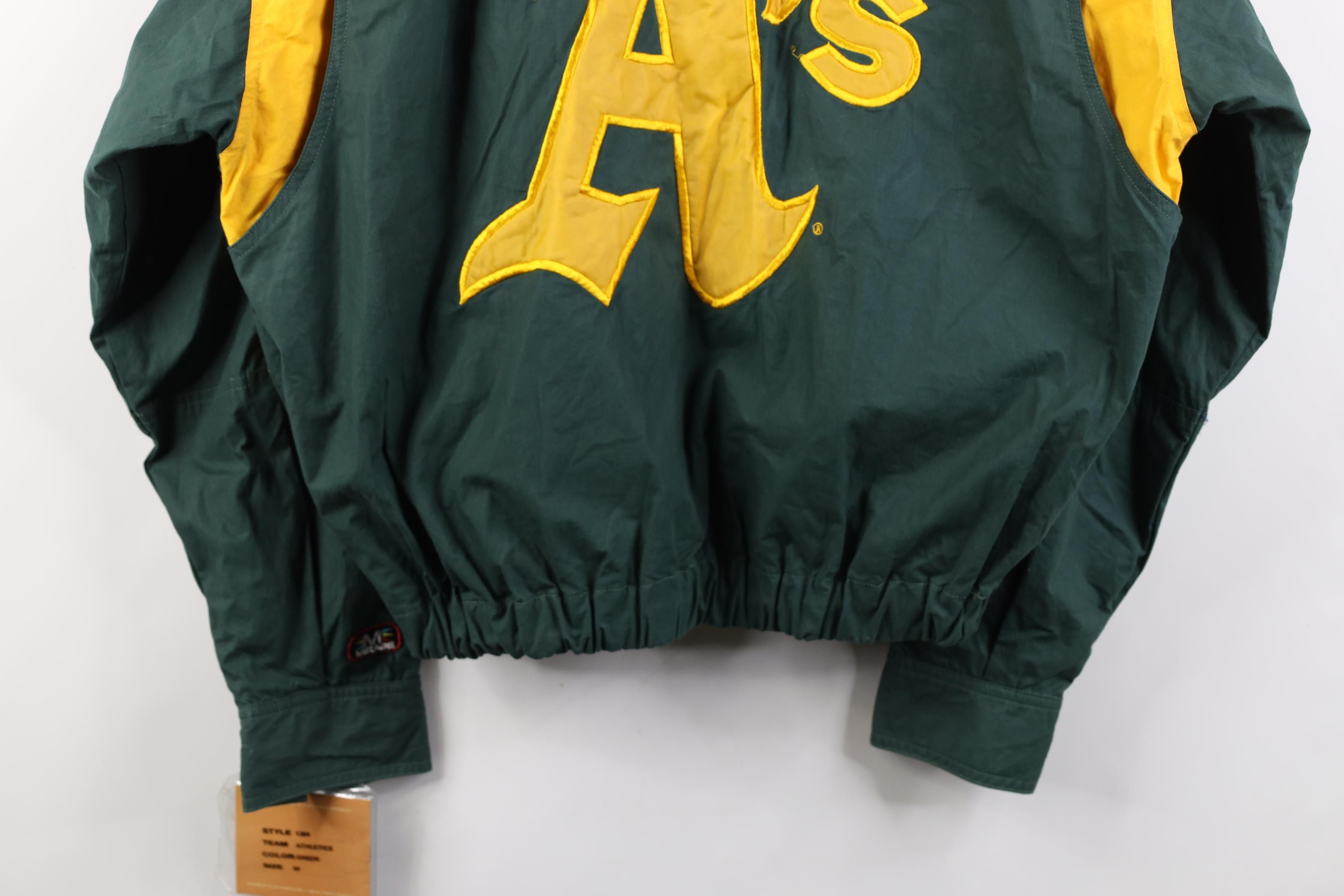 Vintage Deadstock Vintage 90s Athletics Baseball Bomber Jacket Size US M / EU 48-50 / 2 - 21 Thumbnail