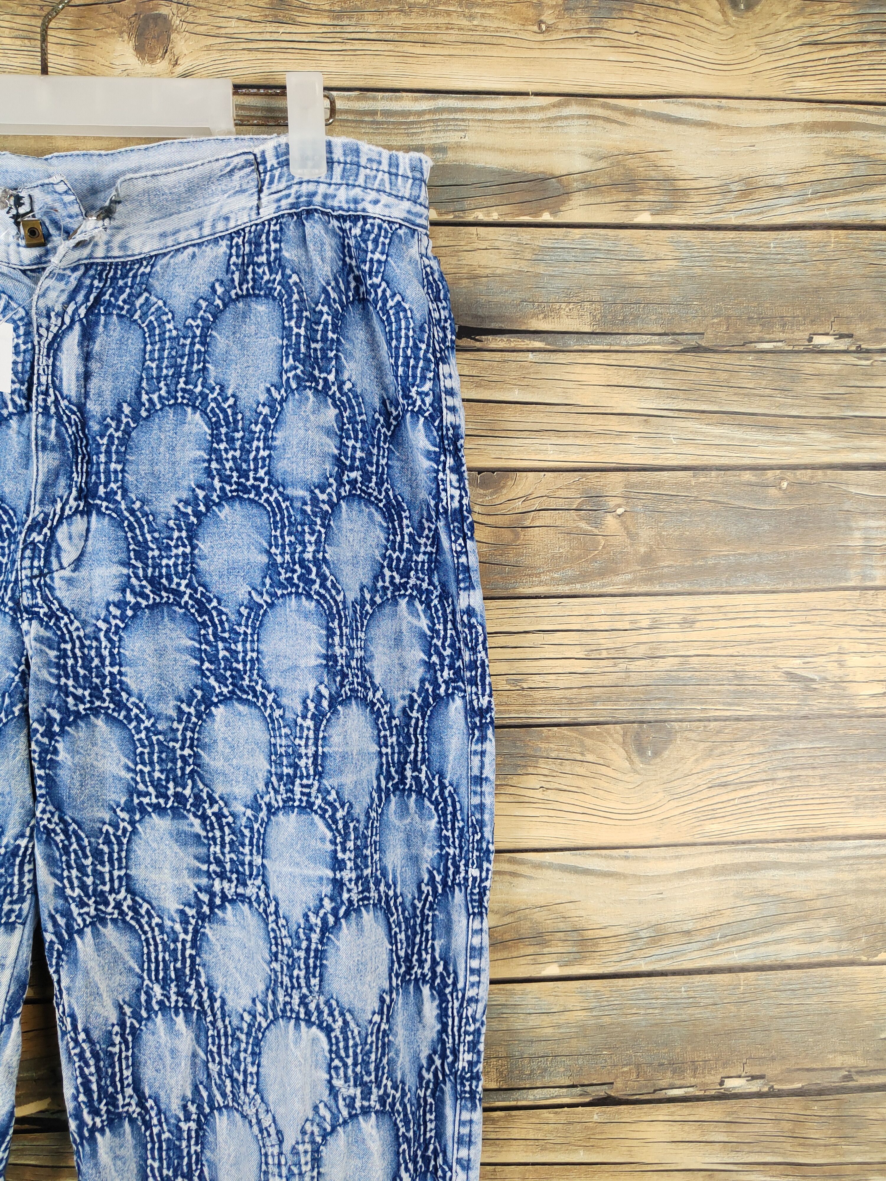Japanese Brand Japan Vintage Blue No Pocket Casual Pants #W1959 Size US 31 - 6 Thumbnail
