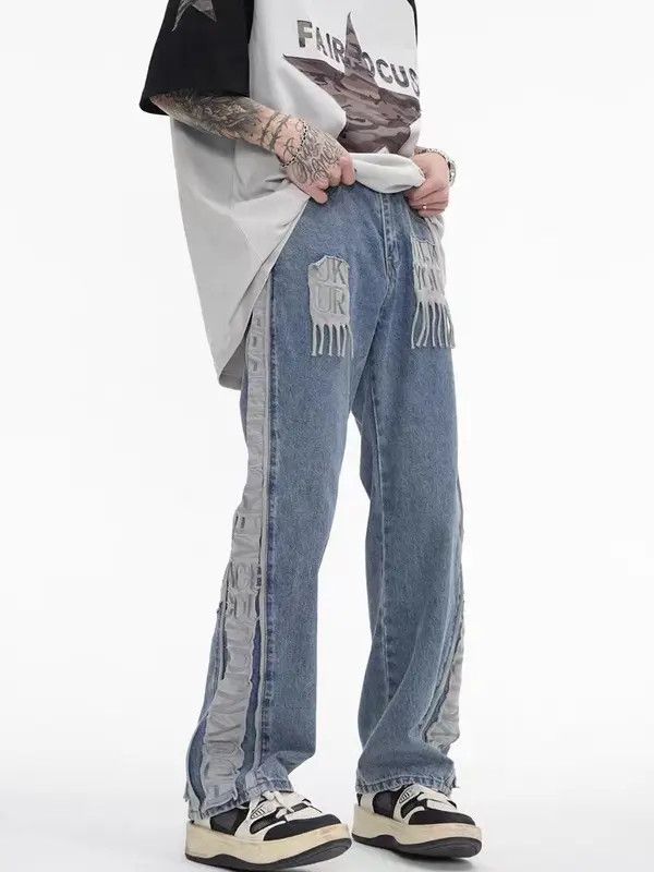 Japanese Brand Mikami x Kubo Vintage Street Hip Hop Straight Fit Jeans Size US 32 / EU 48 - 4 Thumbnail