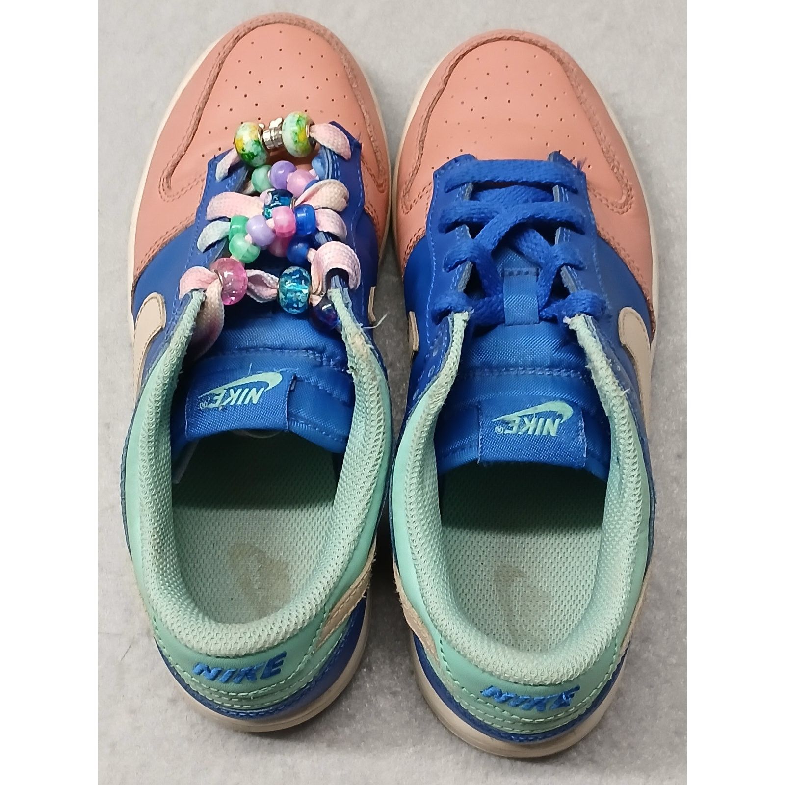 Nike Nike (3Y) Dunk Low SE (PS) Multicolor Toe DZ2874-400 Youth Size US 5.5 / IT 35.5 - 9 Thumbnail