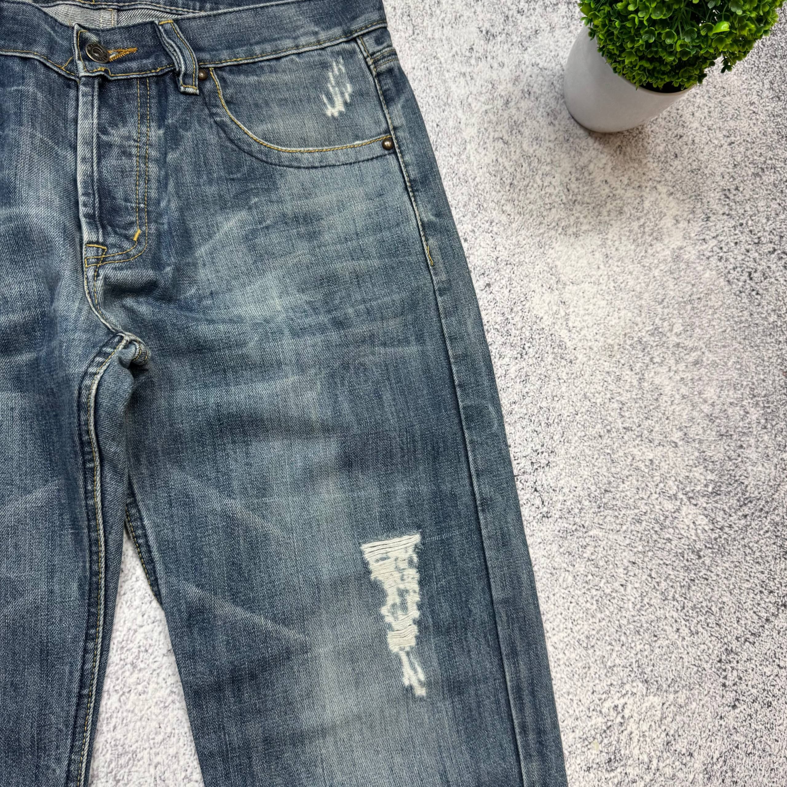 Diesel Diesel Industry BaggyFaded Big Logo Denim Jeans Mens Size 34 Size US 34 / EU 50 - 5 Thumbnail