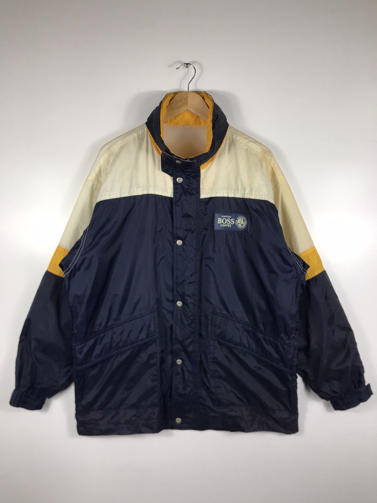 Japanese Brand × Vintage ⚡️Vintage Suntory Boss Coffee Windbreaker Jacket Size US L / EU 52-54 / 3 - 1 Thumbnail