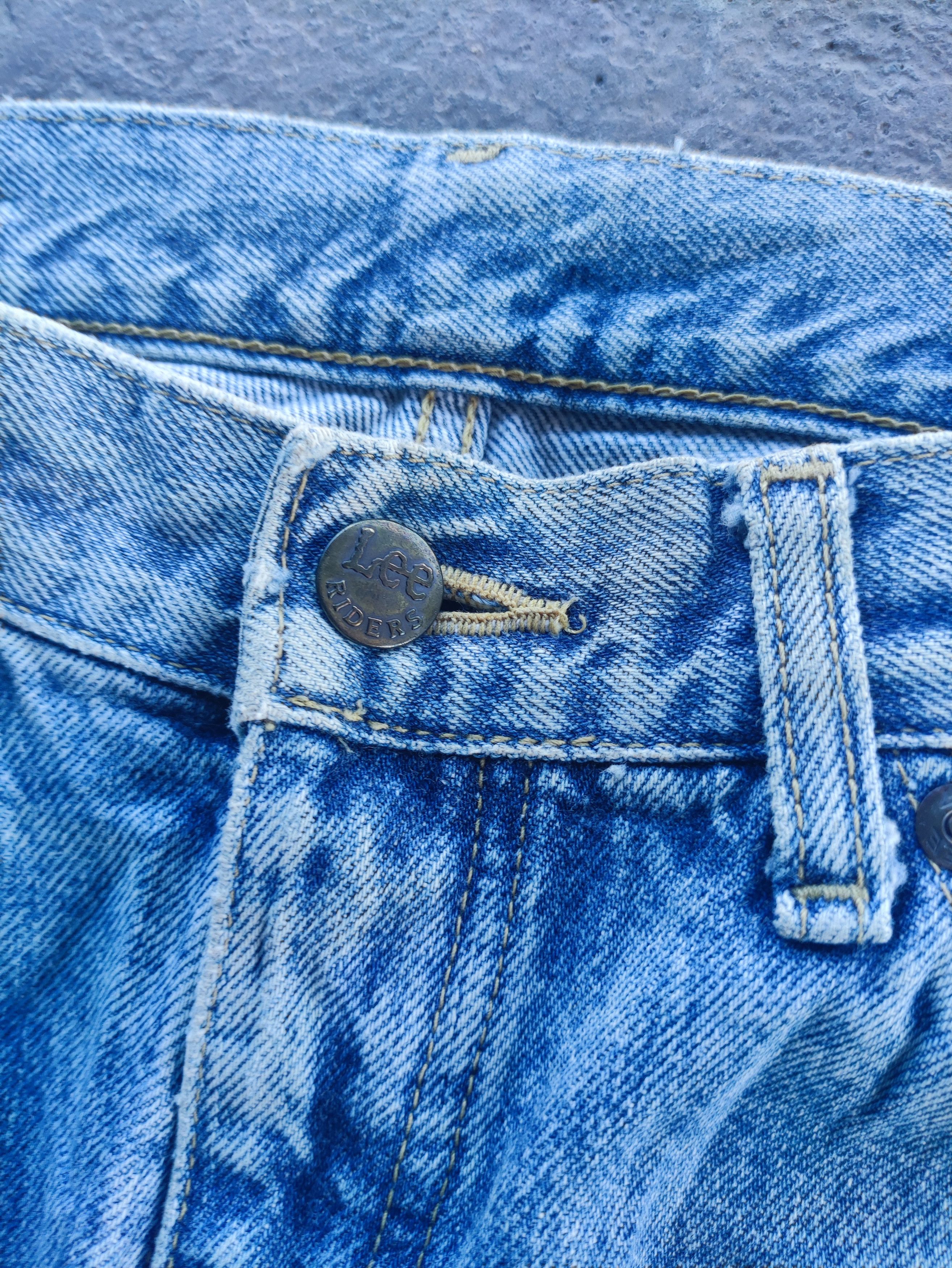 Lee Vintage Lee Brand Rusty Denim Distressed Faded Pants Size US 31 - 5 Thumbnail
