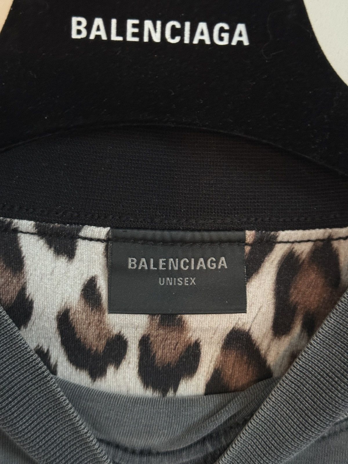 Balenciaga Balenciaga 24FW Leopard reversible shirt w/tape Size US S / EU 44-46 / 1 - 5 Thumbnail