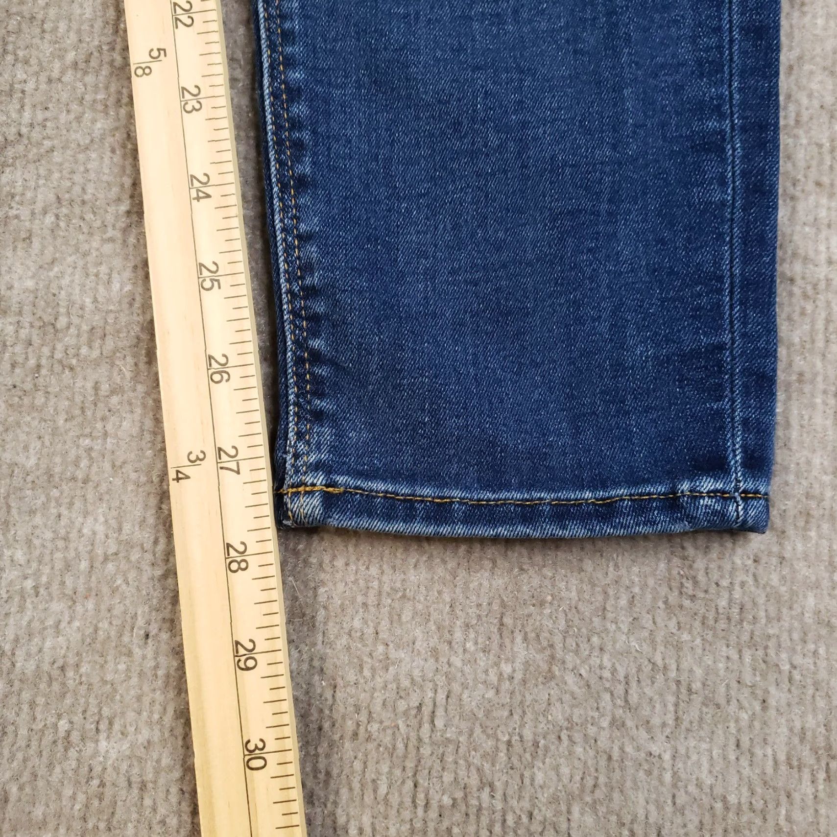 Hudson Hudson Jeans Womens Jeans 30x28 Blue Denim Skinny Stretch High Rise Size 30" / US 8 / IT 44 - 3 Thumbnail
