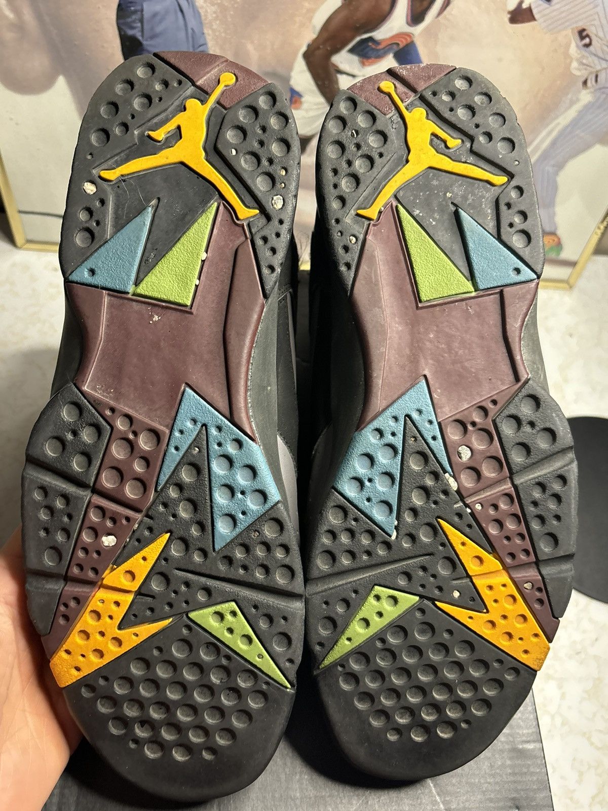 Jordan Brand Air Jordan 7 Retro 2011 Bordeaux 2011 Size US 12 / EU 45 - 5 Thumbnail