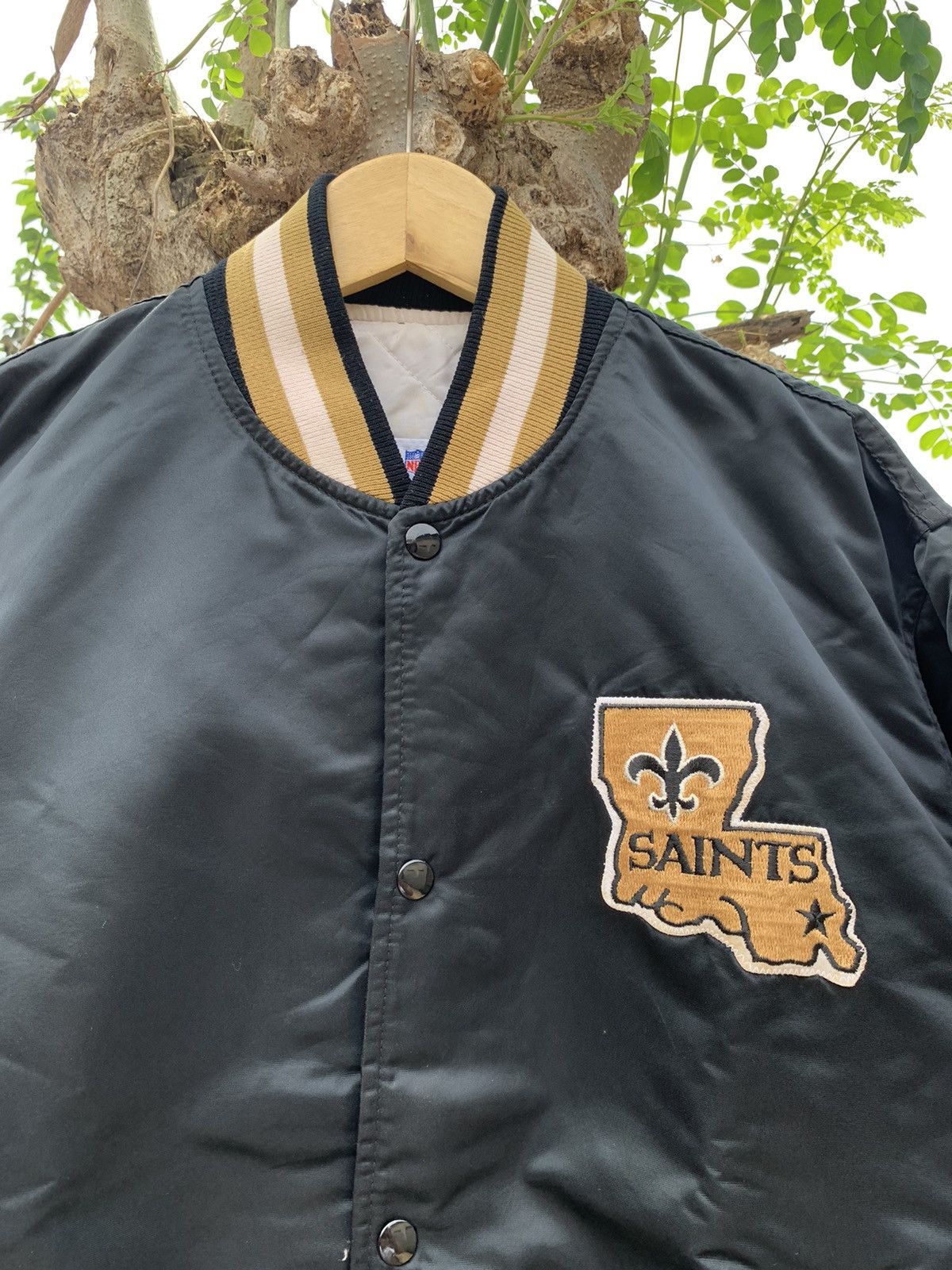 Starter × Vintage STARTER VARSITY JACKET SAINTS Size US L / EU 52-54 / 3 - 2 Thumbnail