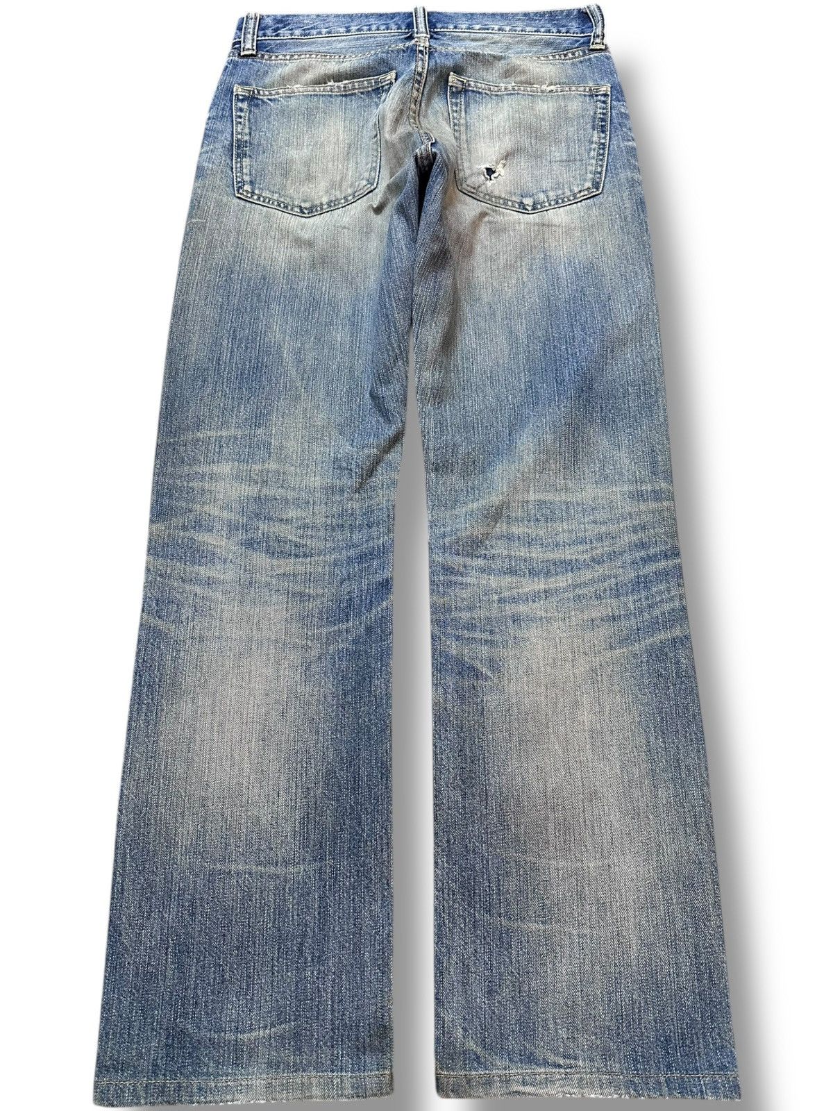 Alexander Wang × Uniqlo Vintage UJ Mudwash Straight Cut Denim Size US 29 - 4 Thumbnail