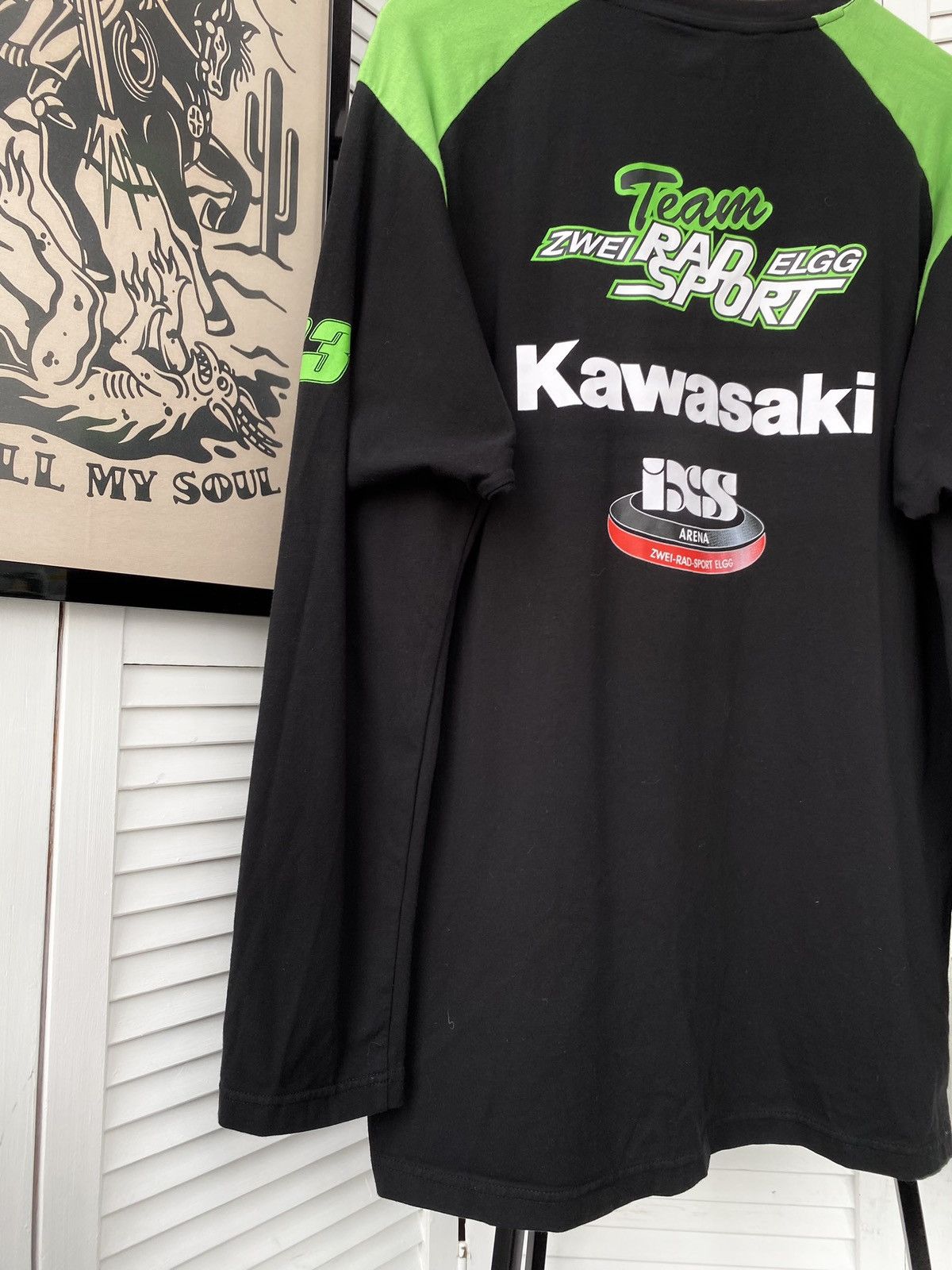 Dainese IXS Kawasaki Moto Racing Zwei Rad Sport Elgg Long Sleeve Size US XL / EU 56 / 4 - 9 Thumbnail