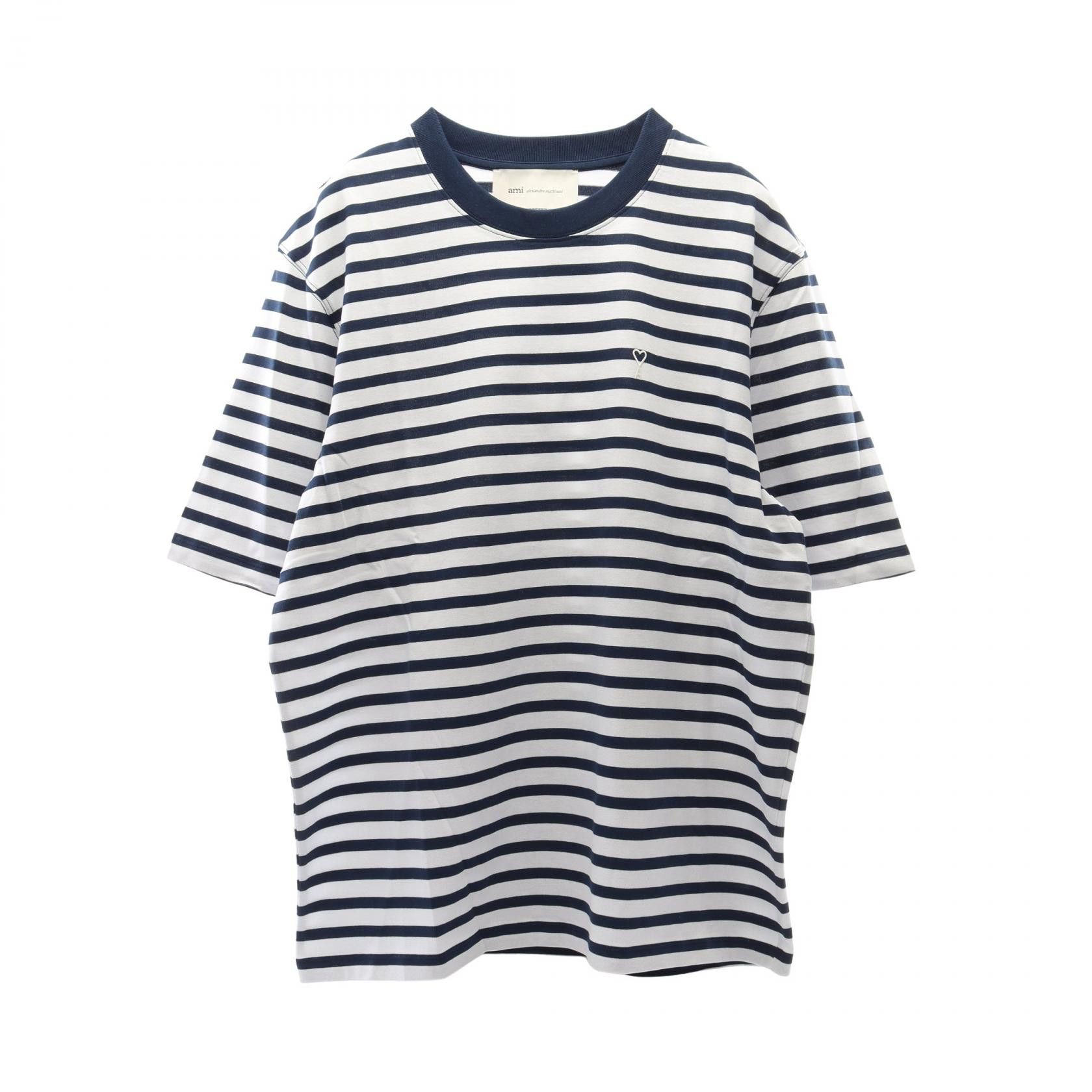 AMI Ami AMI Cotton T shirt Textile T-Shirts UTS374.JE0210A044S DUTY FREE for USA Size ONE SIZE - 1 Thumbnail