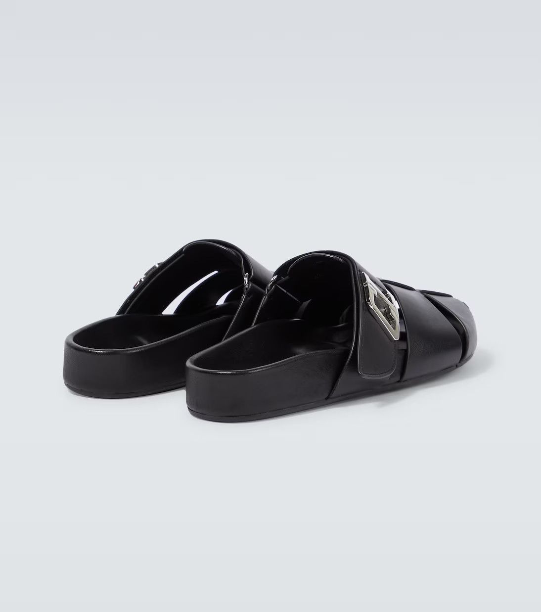 Christian Louboutin o1bcso1str1024 Abubizz Flat in Black Size US 12 / EU 45 - 4 Thumbnail