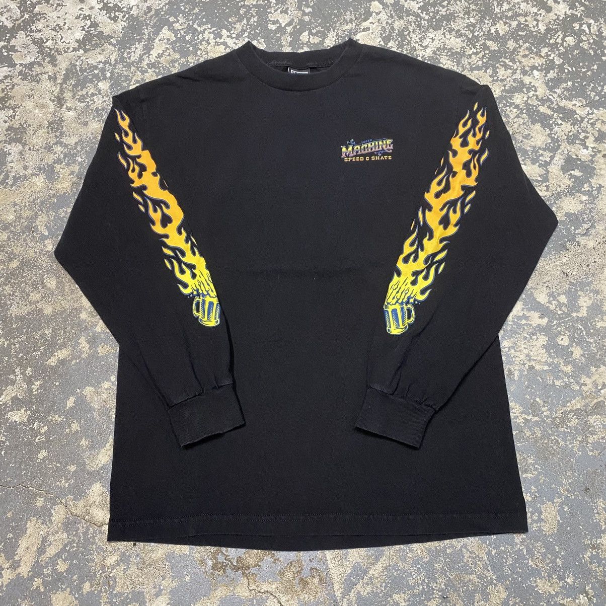 Other Y2K Speed And Skate Flame Beer Long Sleeve Tshirt Size US M / EU 48-50 / 2 - 5 Thumbnail