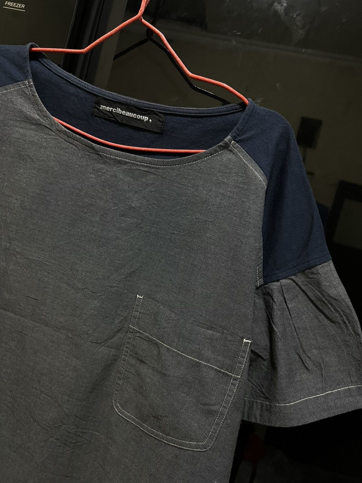 mercibeaucoup Mercibeaucoup Issey Miyake Pocket Tee Size L / US 10 / IT 46 - 2 Thumbnail