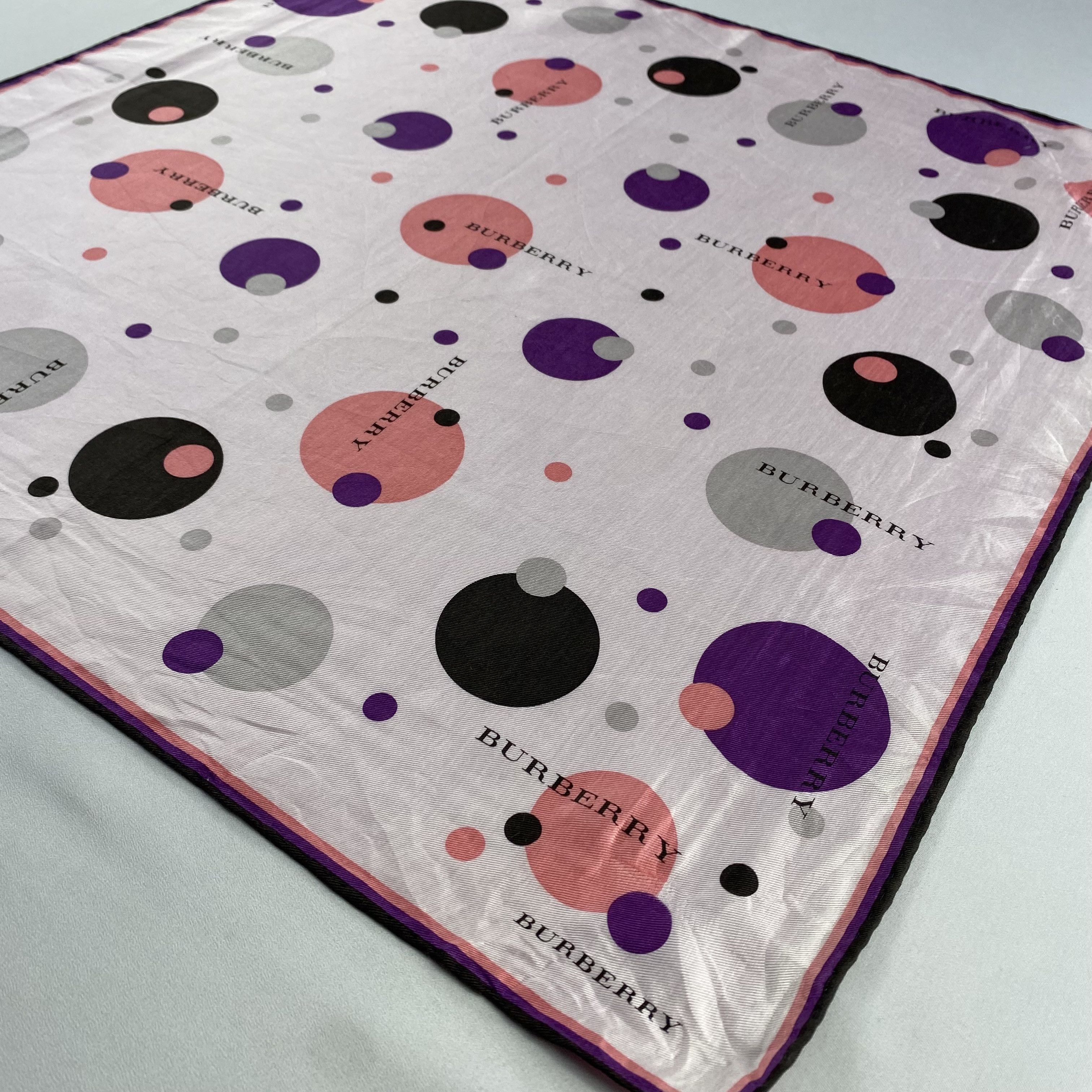 Burberry × Vintage Burberry Handkerchief / Neckerchief / Bandana-P1249 Size ONE SIZE - 2 Thumbnail