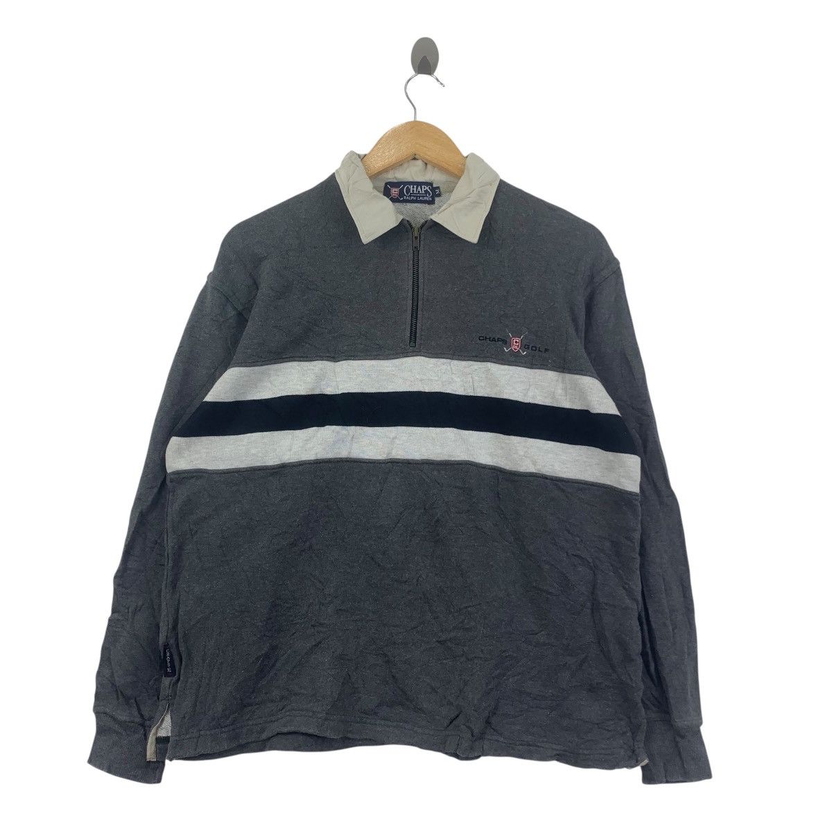 Chaps Vintage CHAPS RALPH LAUREN GOLF Crewneck Pullover Sweatshirt Size US M / EU 48-50 / 2 - 1 Thumbnail