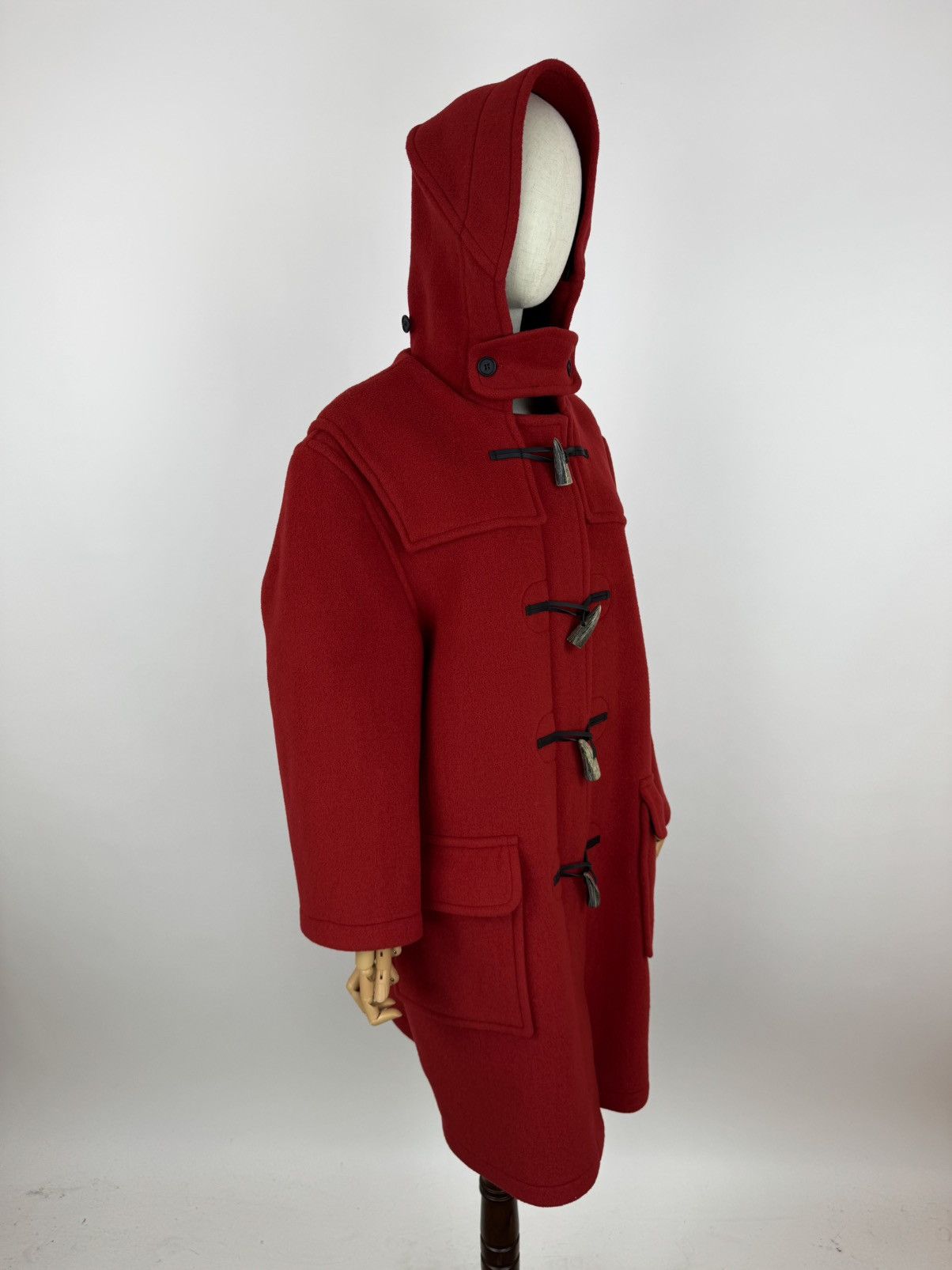 Original Montgomery Original Montgomery Duffle coat Women’s wool red hooded coat Size M / US 6-8 / IT 42-44 - 3 Thumbnail