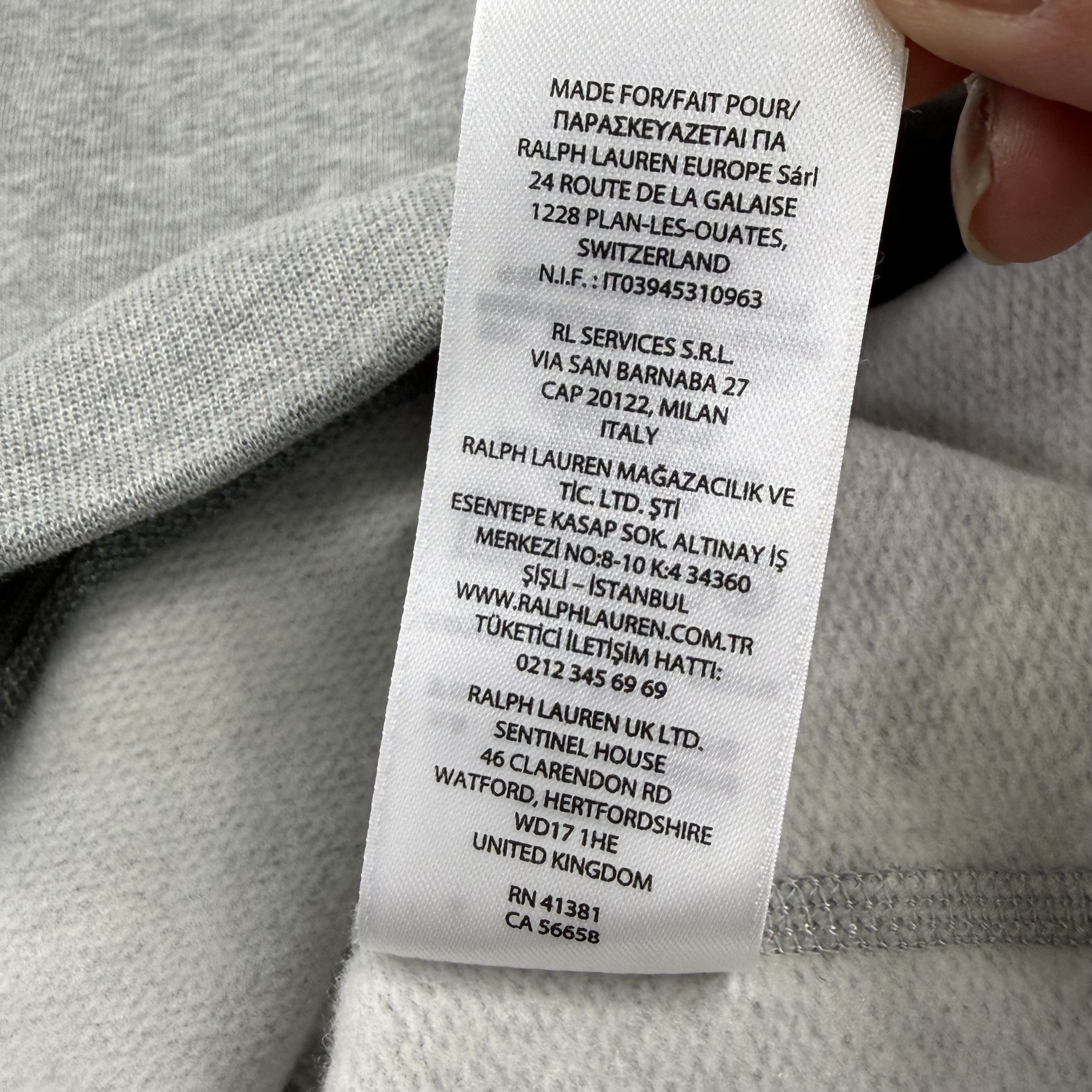 Polo Ralph Lauren Polo Ralph Lauren Mens XXL Grey Heather Fleece Hoodie Size US XXL / EU 58 / 5 - 11 Thumbnail