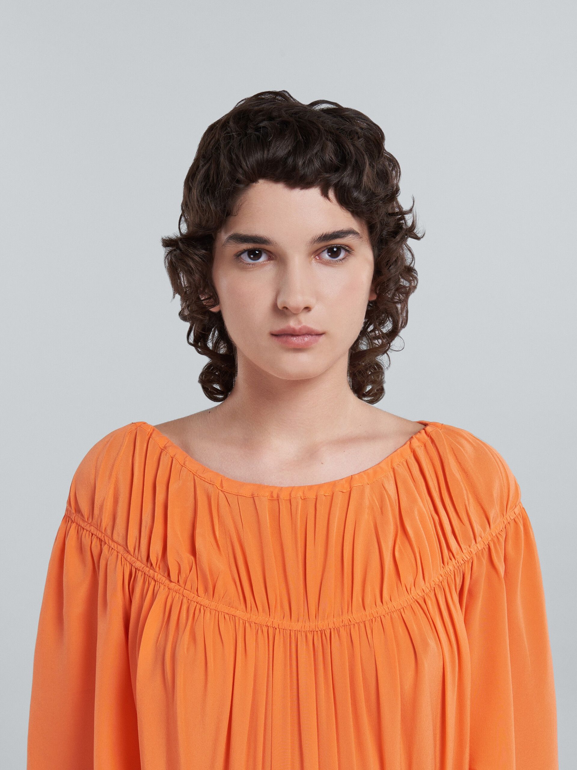 Marni o1y1025 Maxi Dress in Orange Size XS / US 0-2 / IT 36-38 - 2 Thumbnail