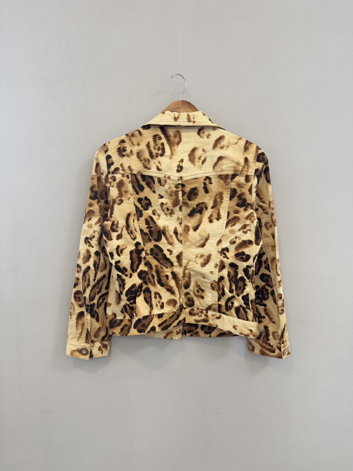 Vintage Very crazy Jacket Leopard Designer denim Size M / US 6-8 / IT 42-44 - 7 Thumbnail