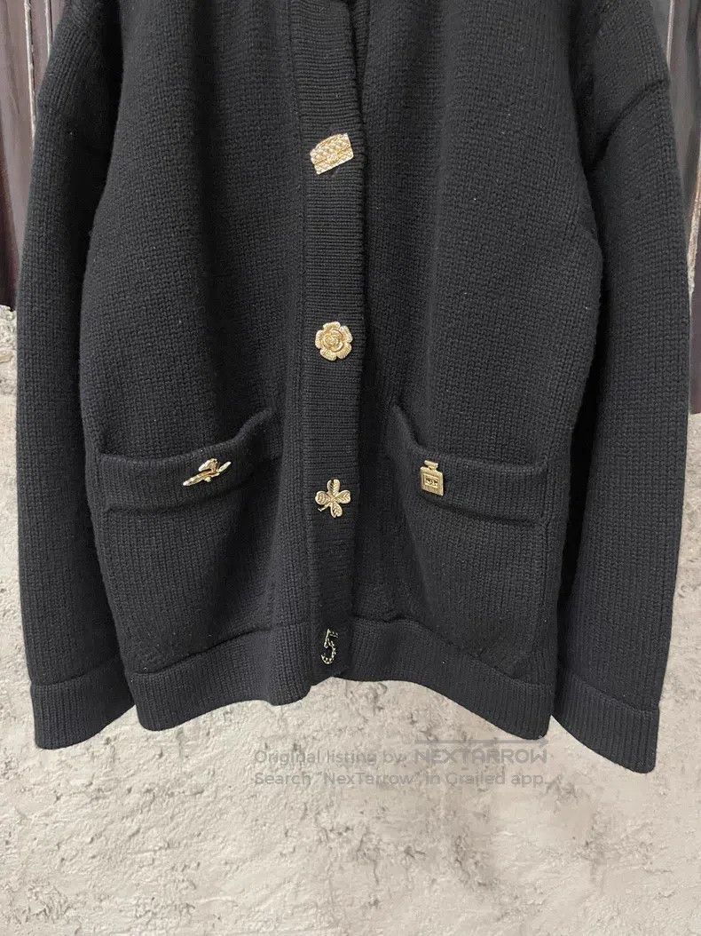 Chanel Chanel Woollen cardigan coat Size XXS / US 00 / IT 34 - 4 Thumbnail