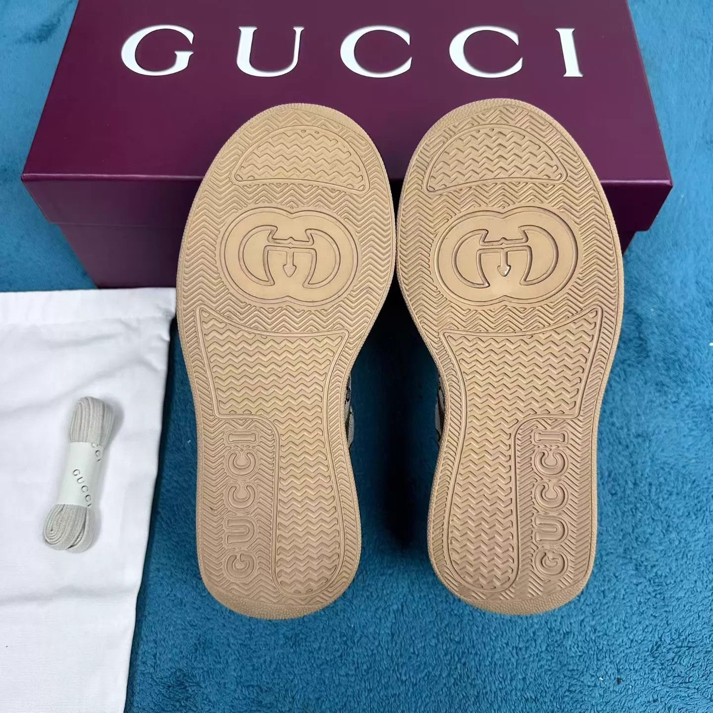 Gucci Gucci Brown Cookie Sneaker EU 36.5 Almost New Accessories Size US 6 / IT 36 - 5 Thumbnail