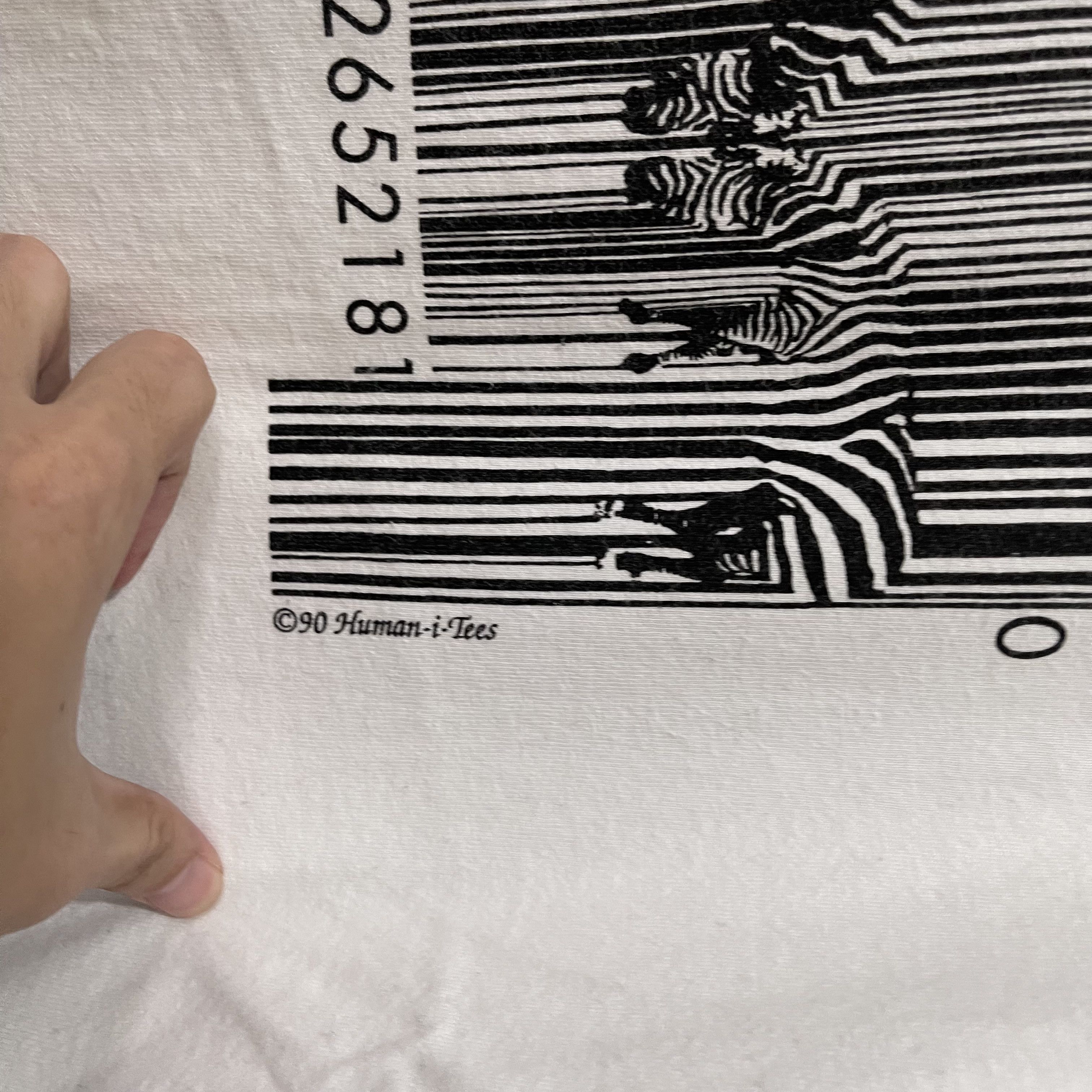 Vintage Vintage 90s Nature Can't Be Restocked Barcode Zebra T-Shirt Size US XL / EU 56 / 4 - 3 Thumbnail