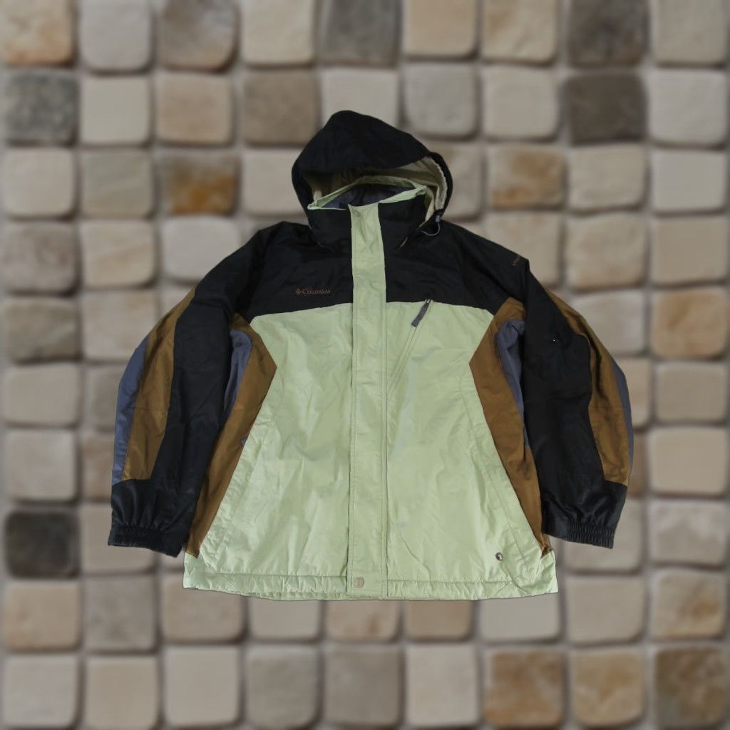Vintage VINTAGE Columbia Vertex Jacket Mens M Green Black Interchange Windbreaker 90s Style Hiking Skiing Mens Size US M / EU 48-50 / 2 - 1 Thumbnail