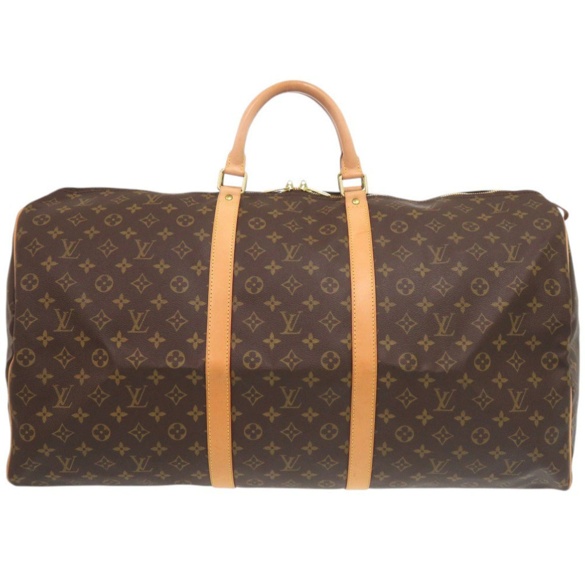 Louis Vuitton Excellent condition Louis Vuitton Keepall 60 Monogram M41422 Boston bag LV 1972 LOUIS VUITTON Size ONE SIZE - 1 Thumbnail