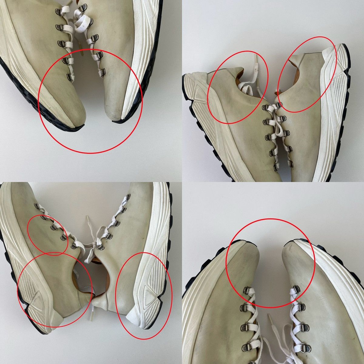 Other Luis Trenker Laether Vibram Platform Sneakers Grey/White Size US 9 / EU 42 - 12 Thumbnail