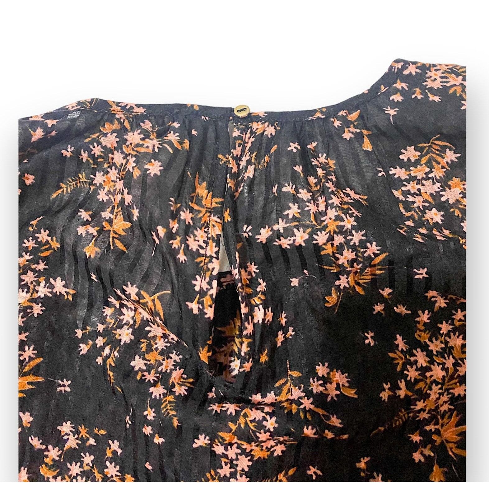 Ulla Johnson Ulla Johnson Medine Floral Balloon Sleeve Blouse, Size 2, Je Size XS / US 0-2 / IT 36-38 - 10 Thumbnail