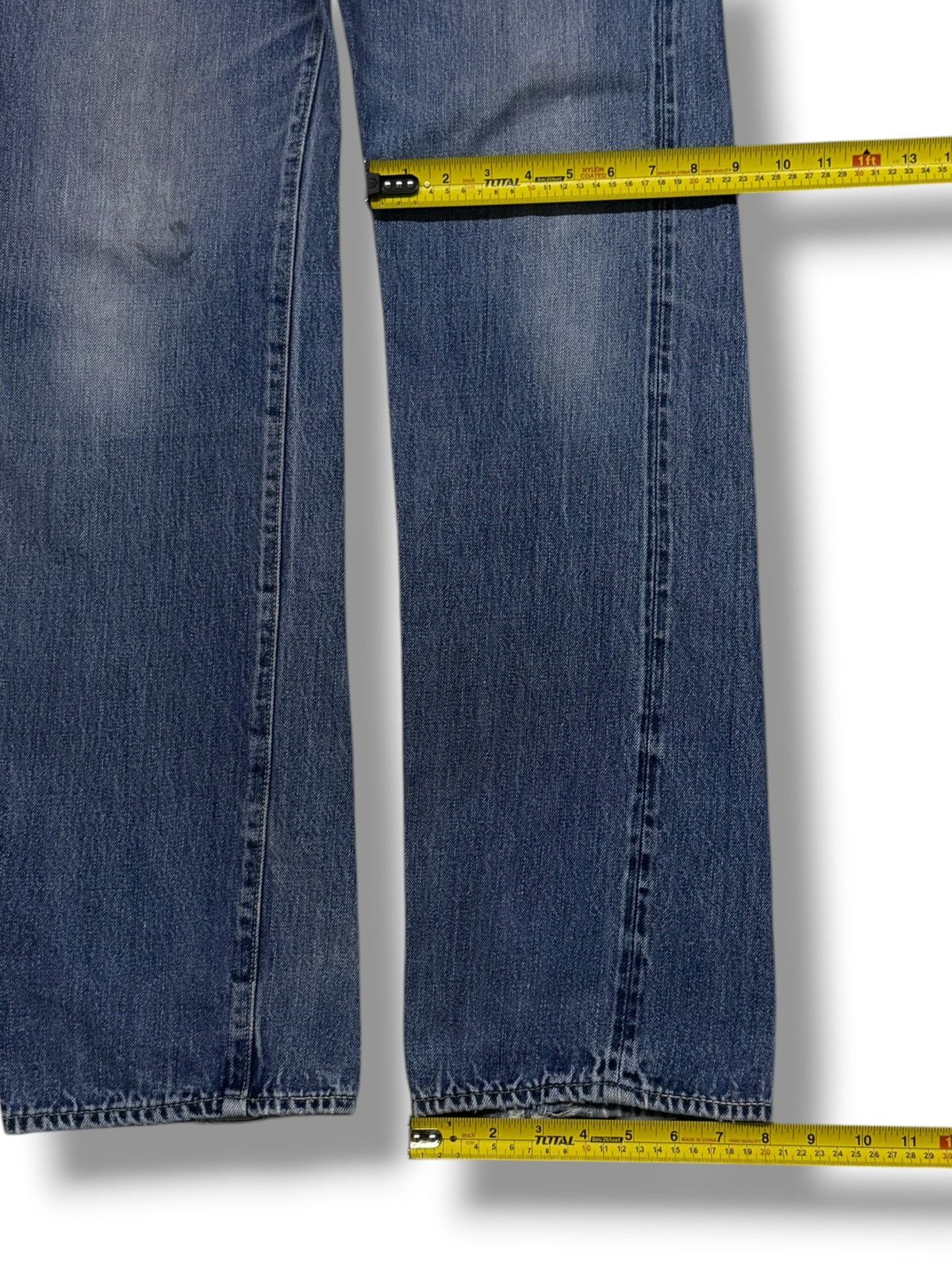 Japanese Brand Vintage 90s Maverick Blue Bell Selvedge Denim Jeans | W30 Size US 30 / EU 46 - 18 Thumbnail