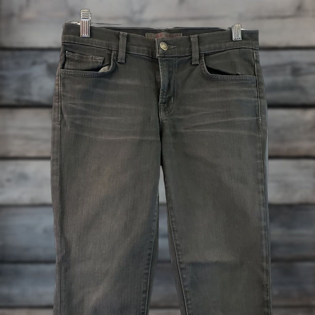 J Brand J Brand Womens Skinny Jeans Sz 27 Gray Dark Low Rise Denim 98% Cotton 2% Elastane Womens Jeans Skinny Leg 27 Gray Dark Size 27" / US 4 / IT 40 - 1 Thumbnail