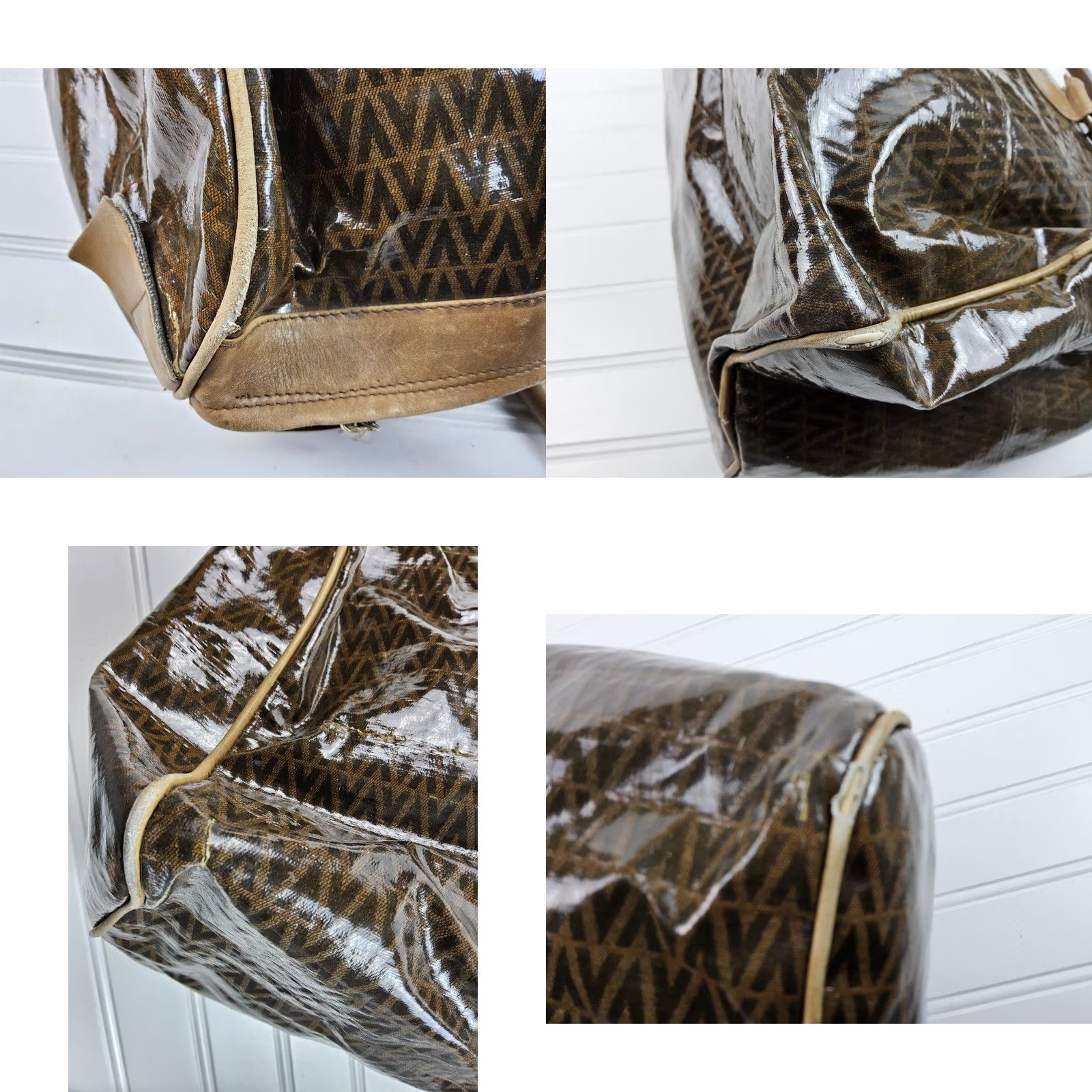 Valentino Valentino Satchel/Top Handle Bag Purse Duffle Large Women PVC multicolor Signature By Mario Valentino Size ONE SIZE - 9 Thumbnail