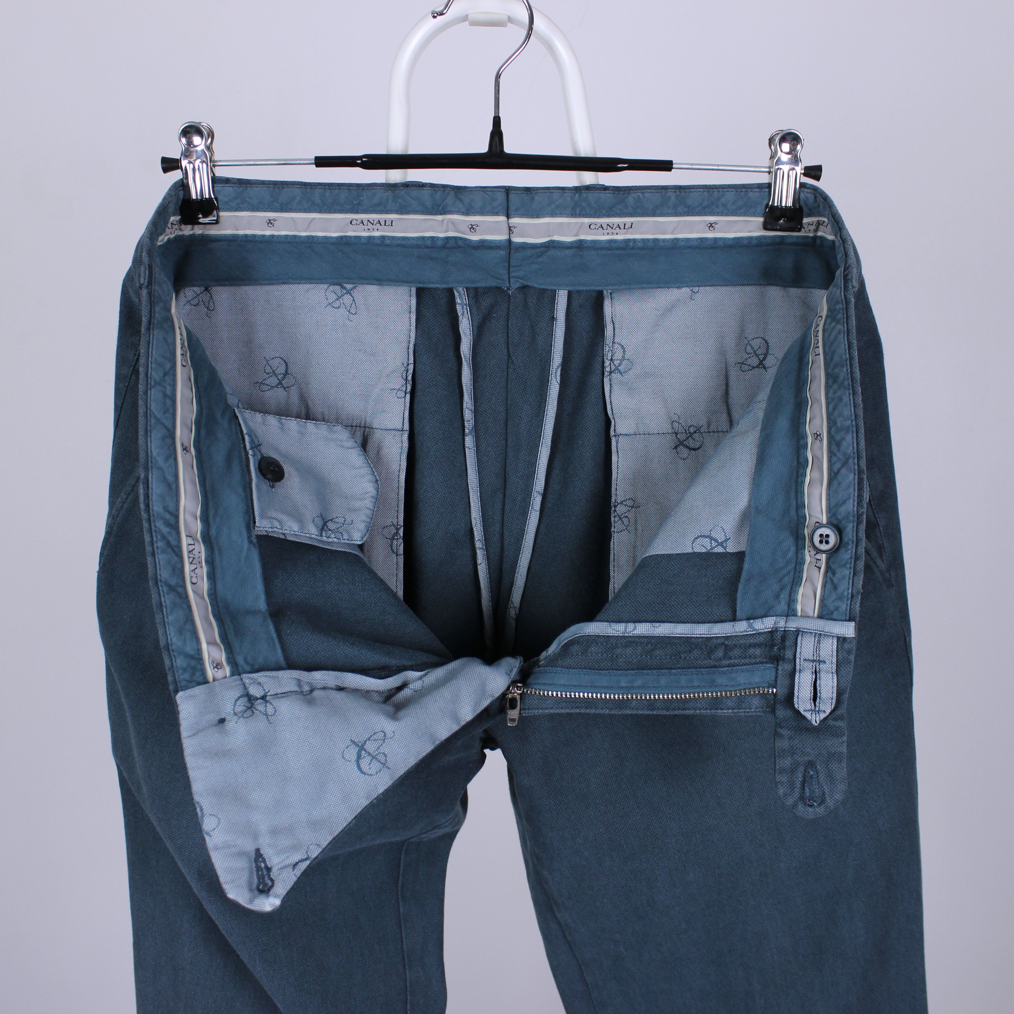 Canali Canali casual pants vintage 50 34 M L italy Size US 34 / EU 50 - 4 Thumbnail