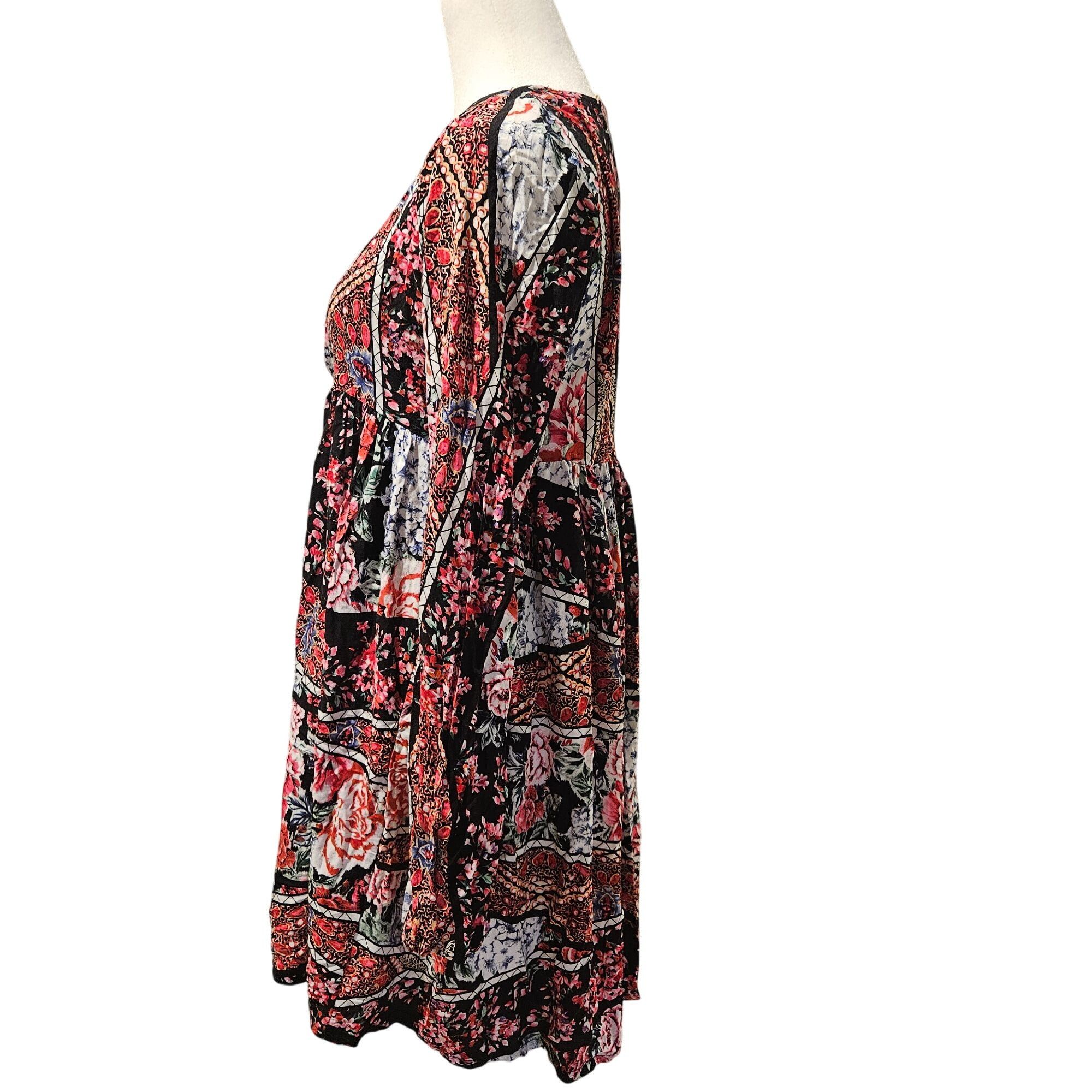Other Jaase Woman Babydoll Boho Chic Mini Dress XS Festival Cottag Size XS / US 0-2 / IT 36-38 - 2 Thumbnail
