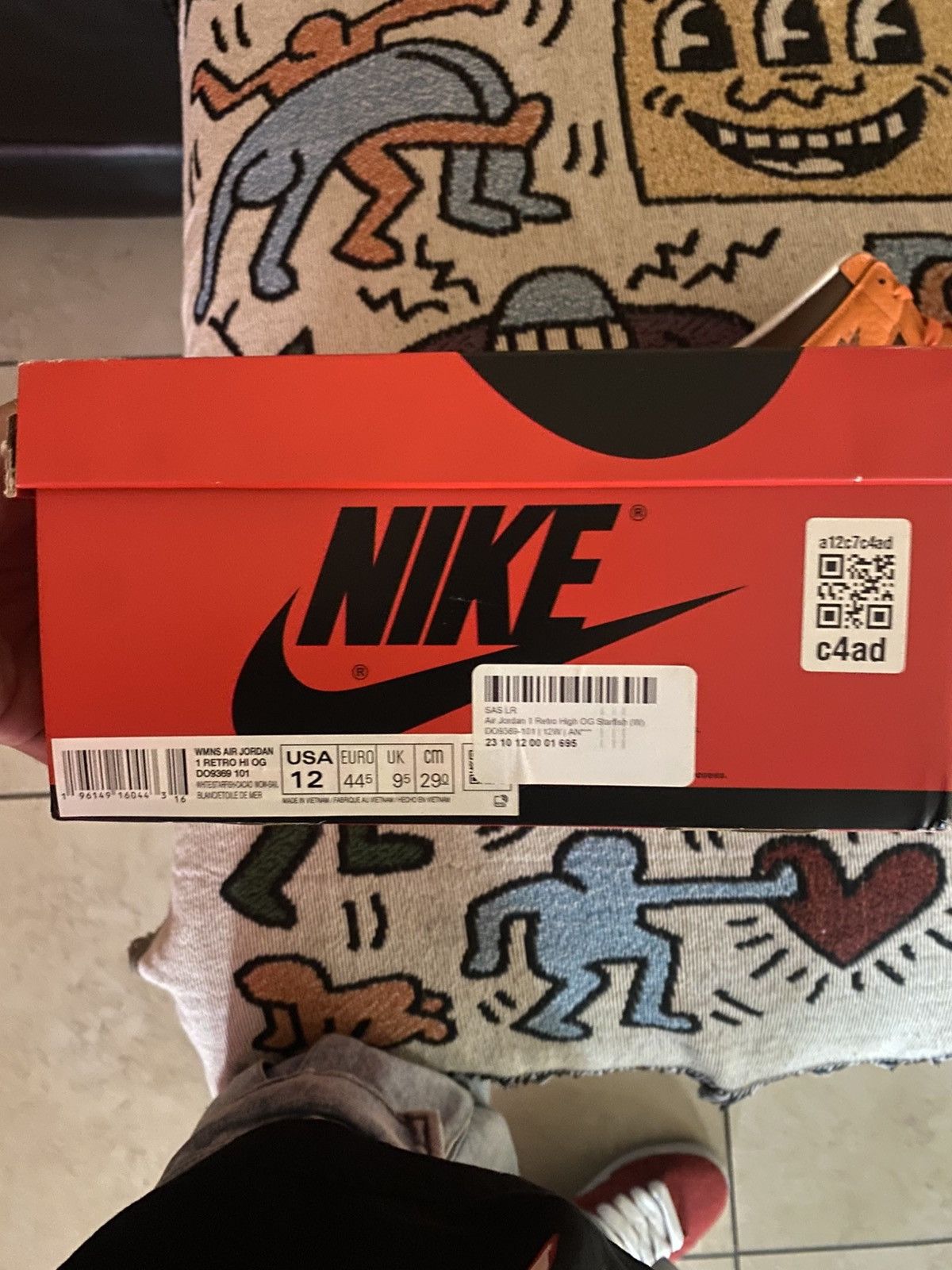 Nike Air jordan 1 high OG starfish Size US 10.5 / EU 43-44 - 6 Thumbnail