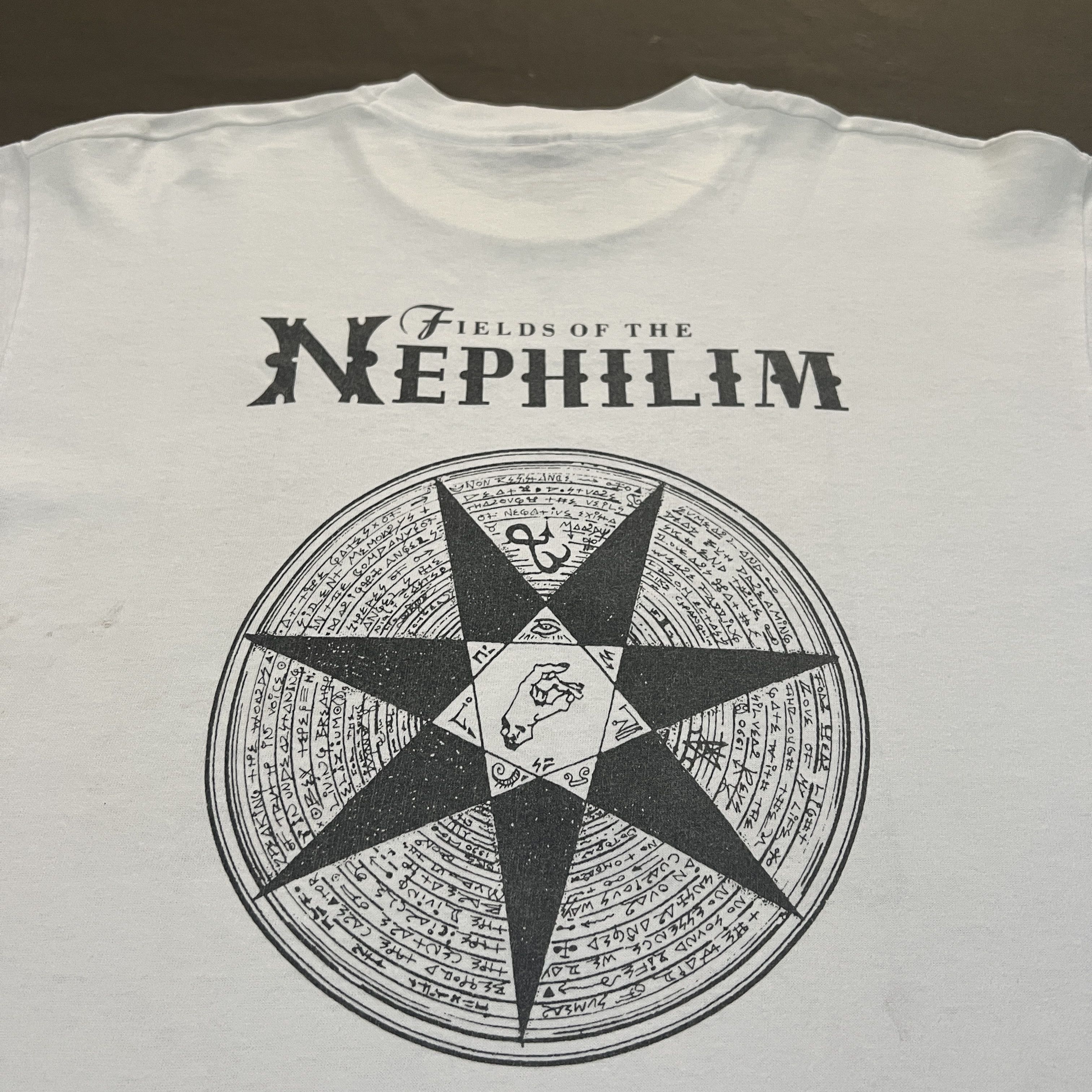Band Tees Vintage 90s Fields of the Nephilim Promo Tee Gothic metal Size US L / EU 52-54 / 3 - 9 Thumbnail