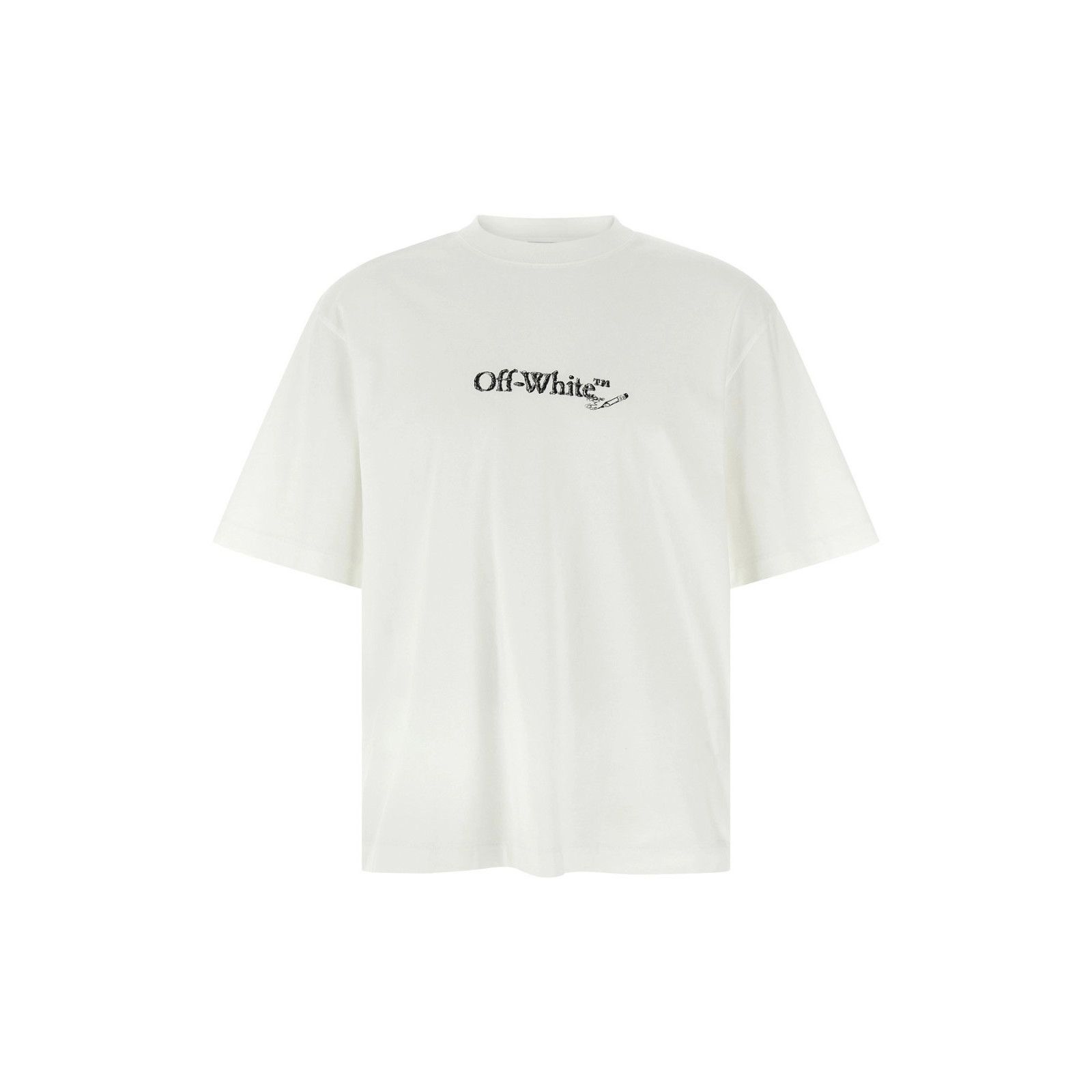 OFF-WHITE White Cotton Men's T-shirt New & Authentic (Men's